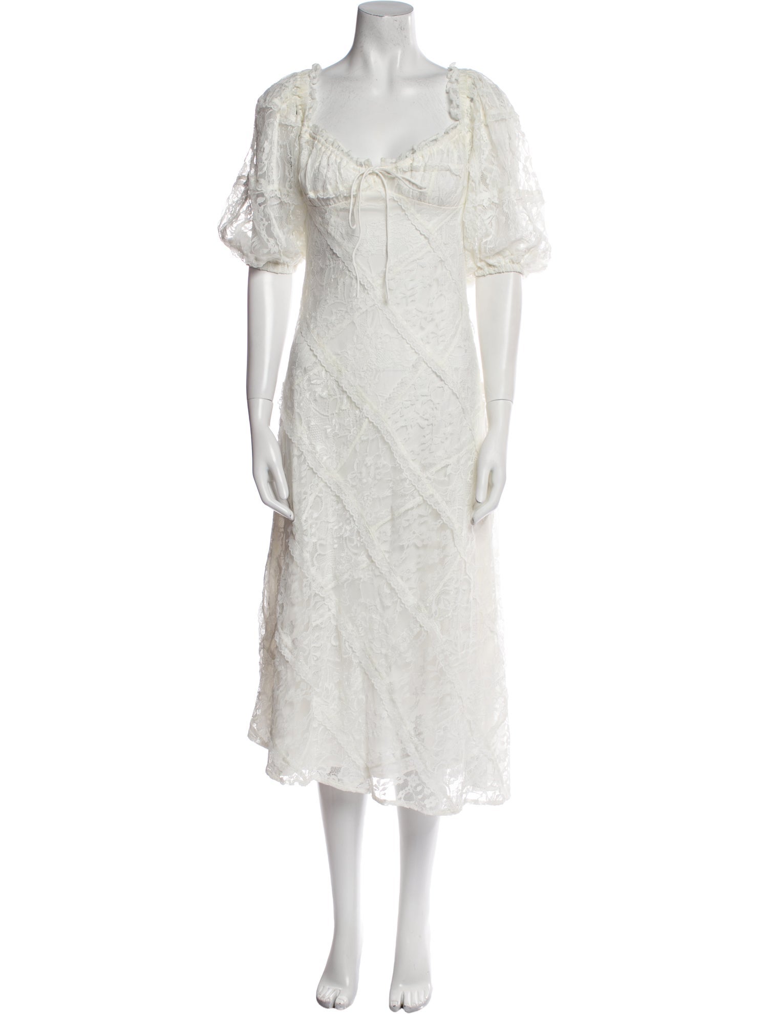 For Love & Lemons Nylon Midi Length Dress