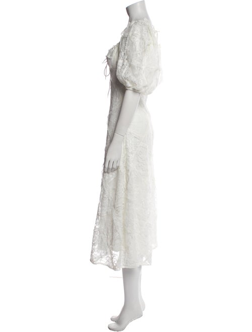 For Love & Lemons Nylon Midi Length Dress