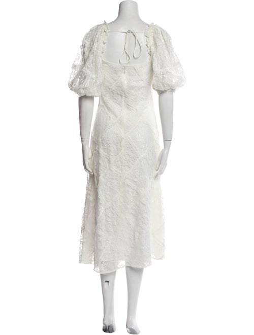 For Love & Lemons Nylon Midi Length Dress