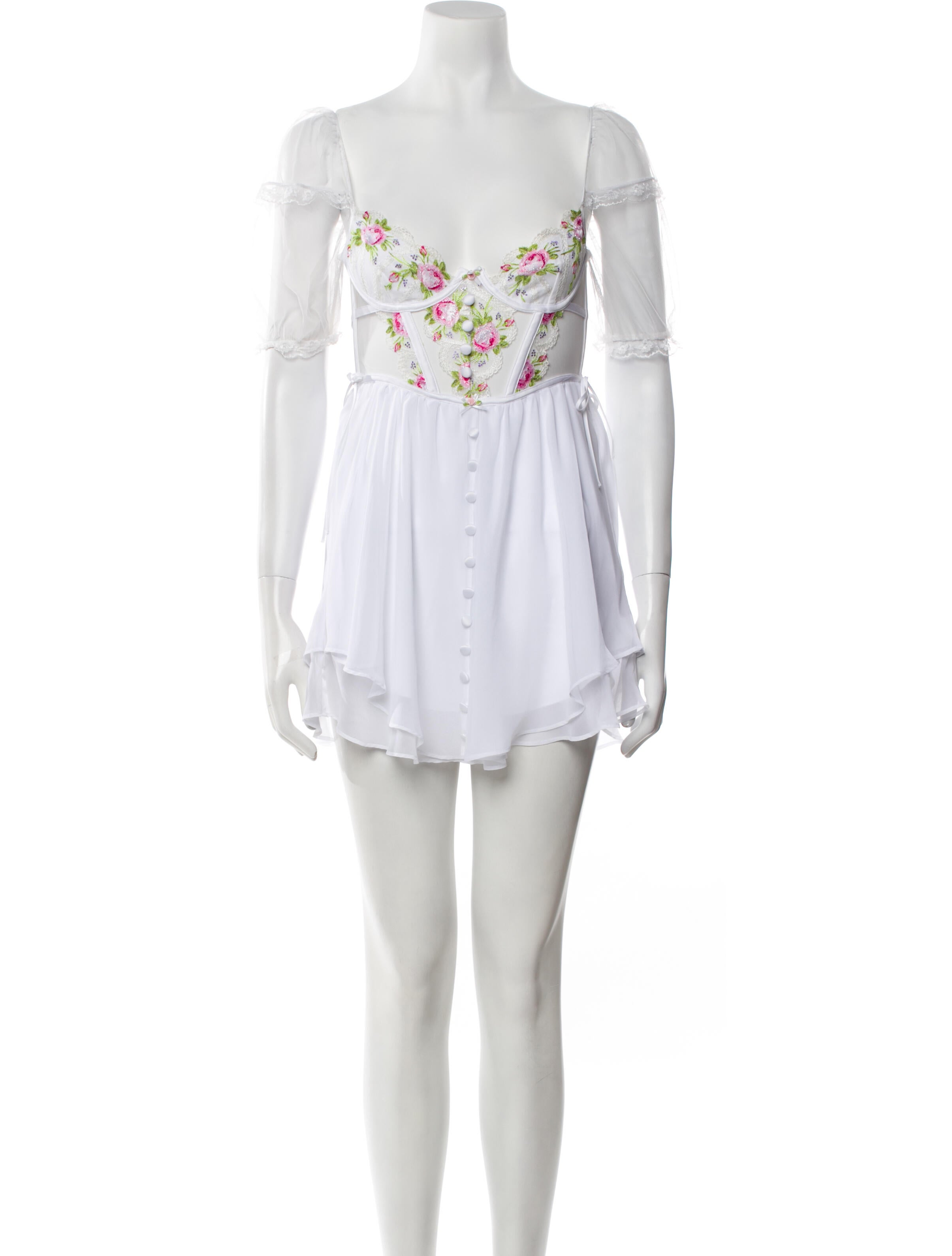 For Love & Lemons Floral Print Mini Dress w/ Tags