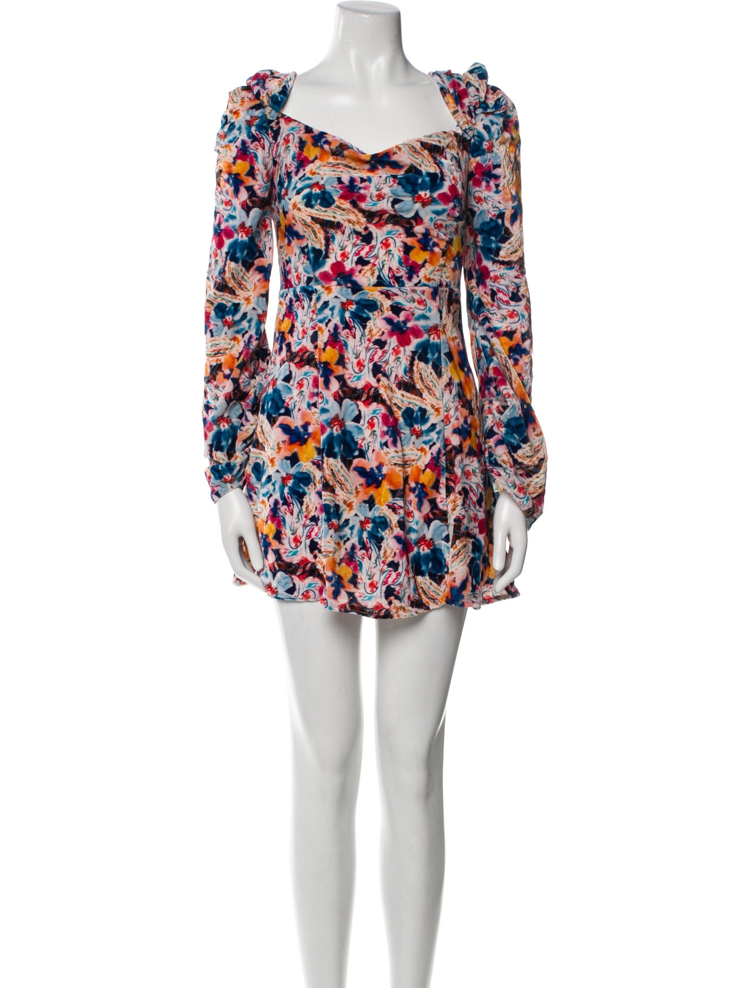 For Love & Lemons Printed Mini Dress w/ Tags