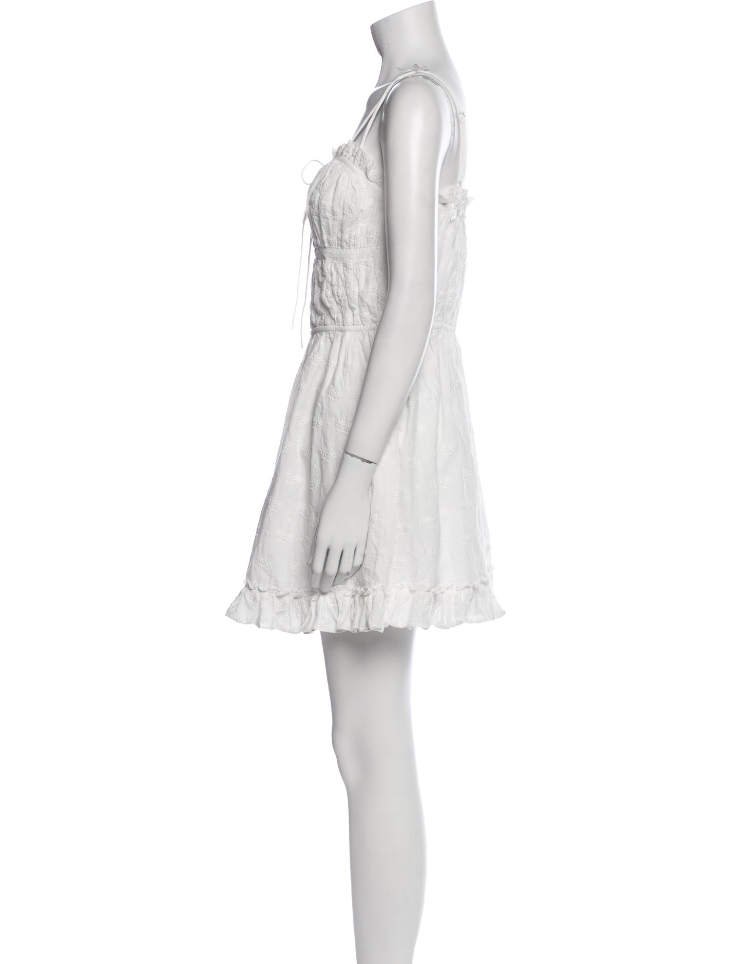 For Love & Lemons Square Neckline Mini Dress