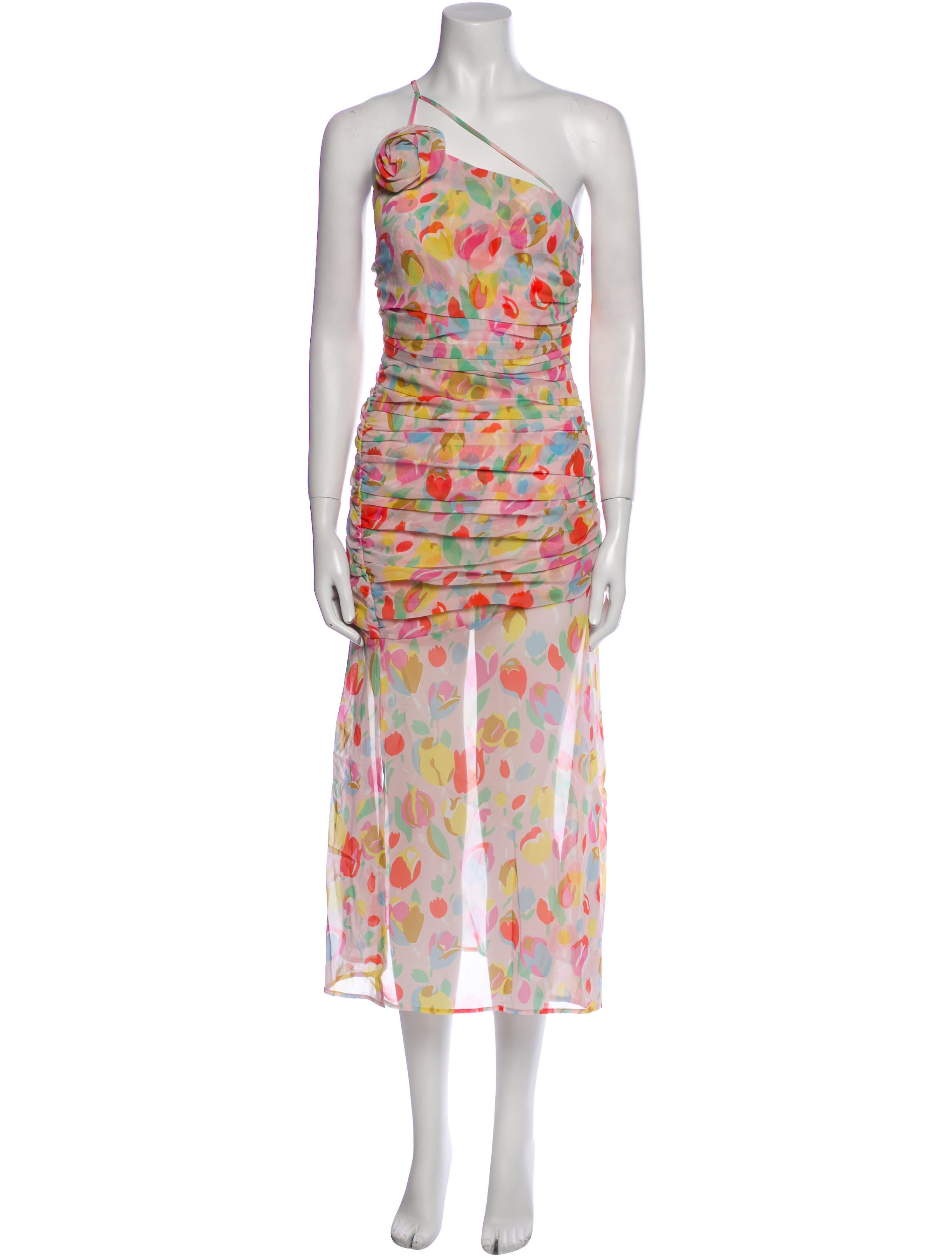 For Love & Lemons Floral Print Midi Length Dress w/ Tags