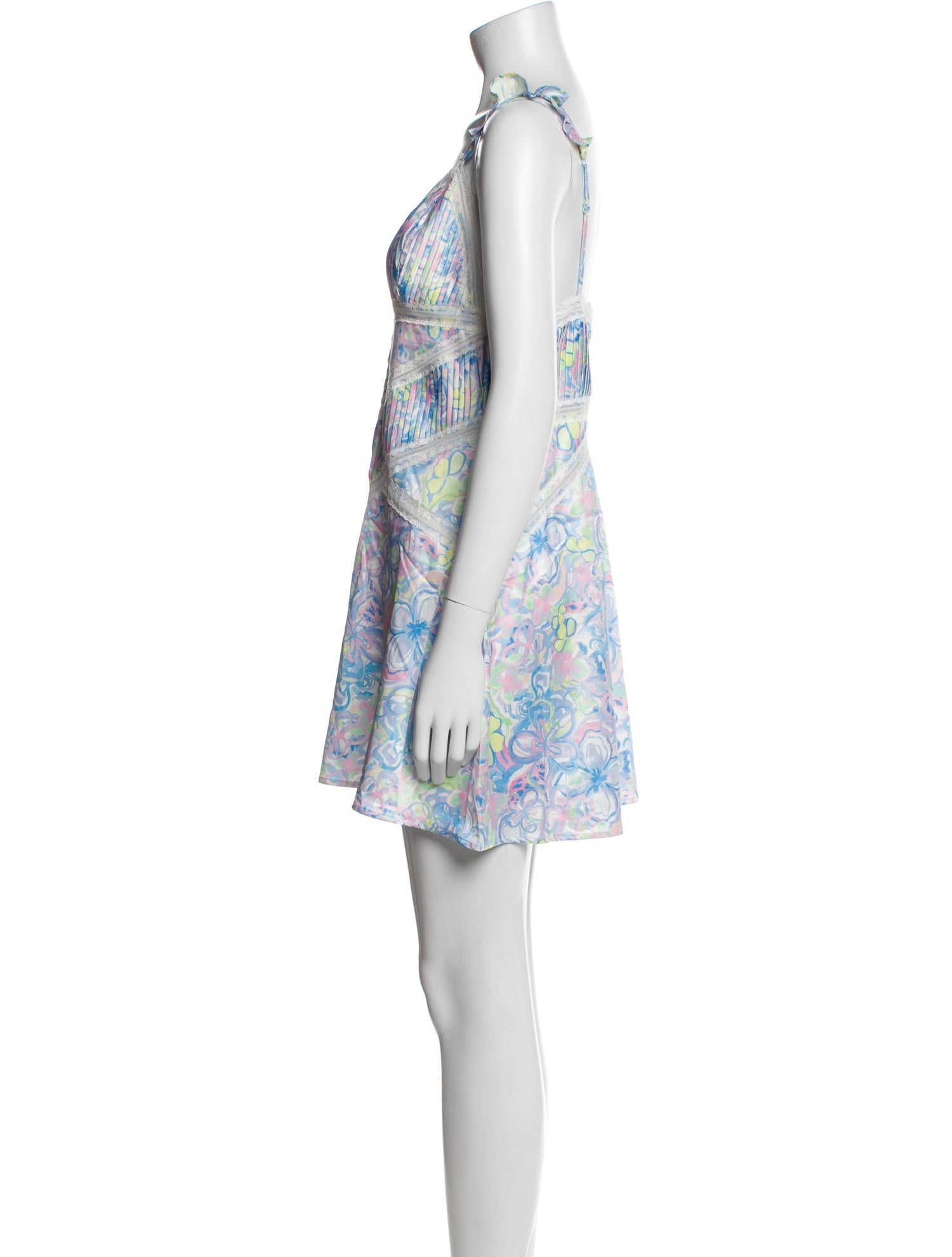 For Love & Lemons Printed Mini Dress w/ Tags