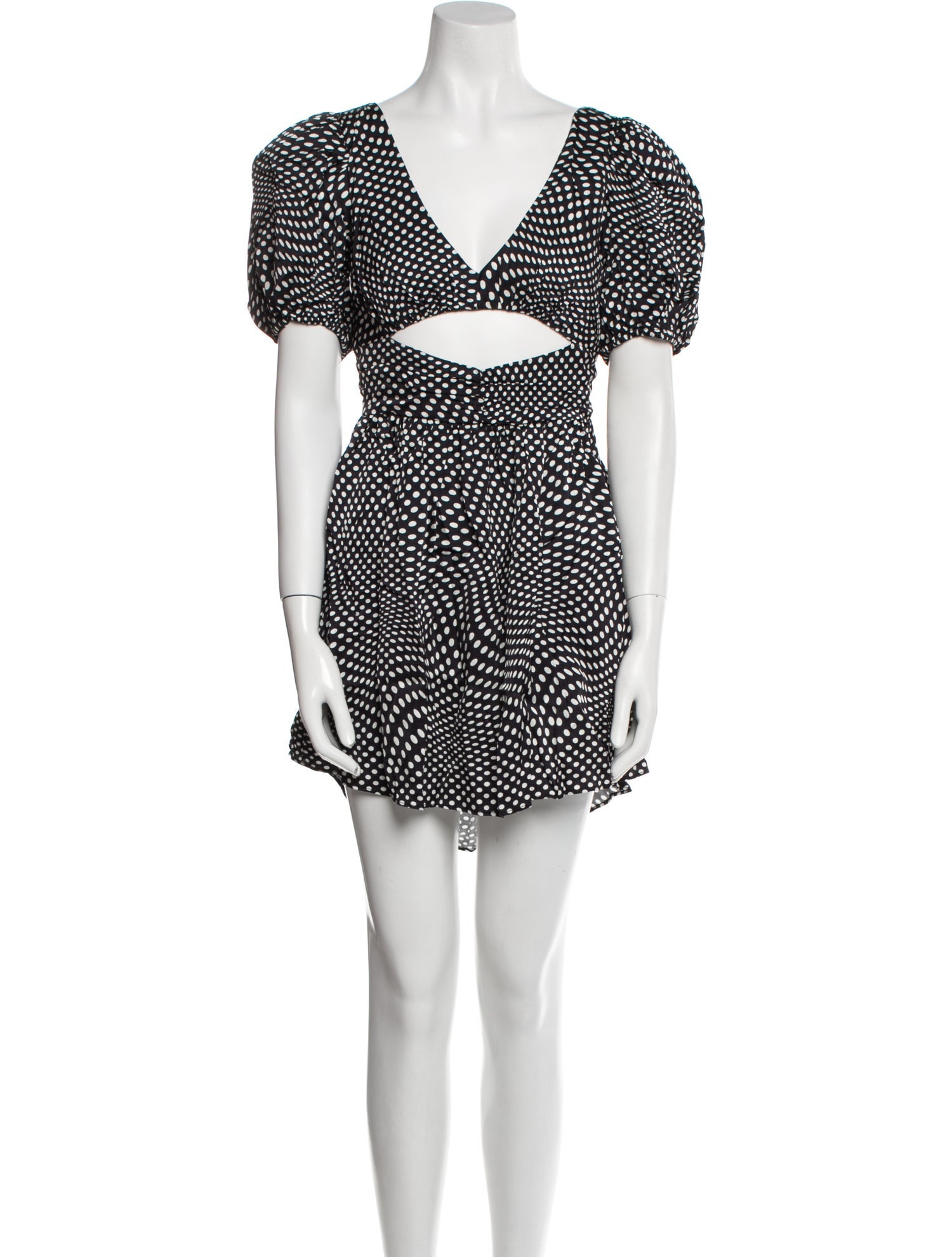 For Love & Lemons Polka Dot Print Mini Dress w/ Tags