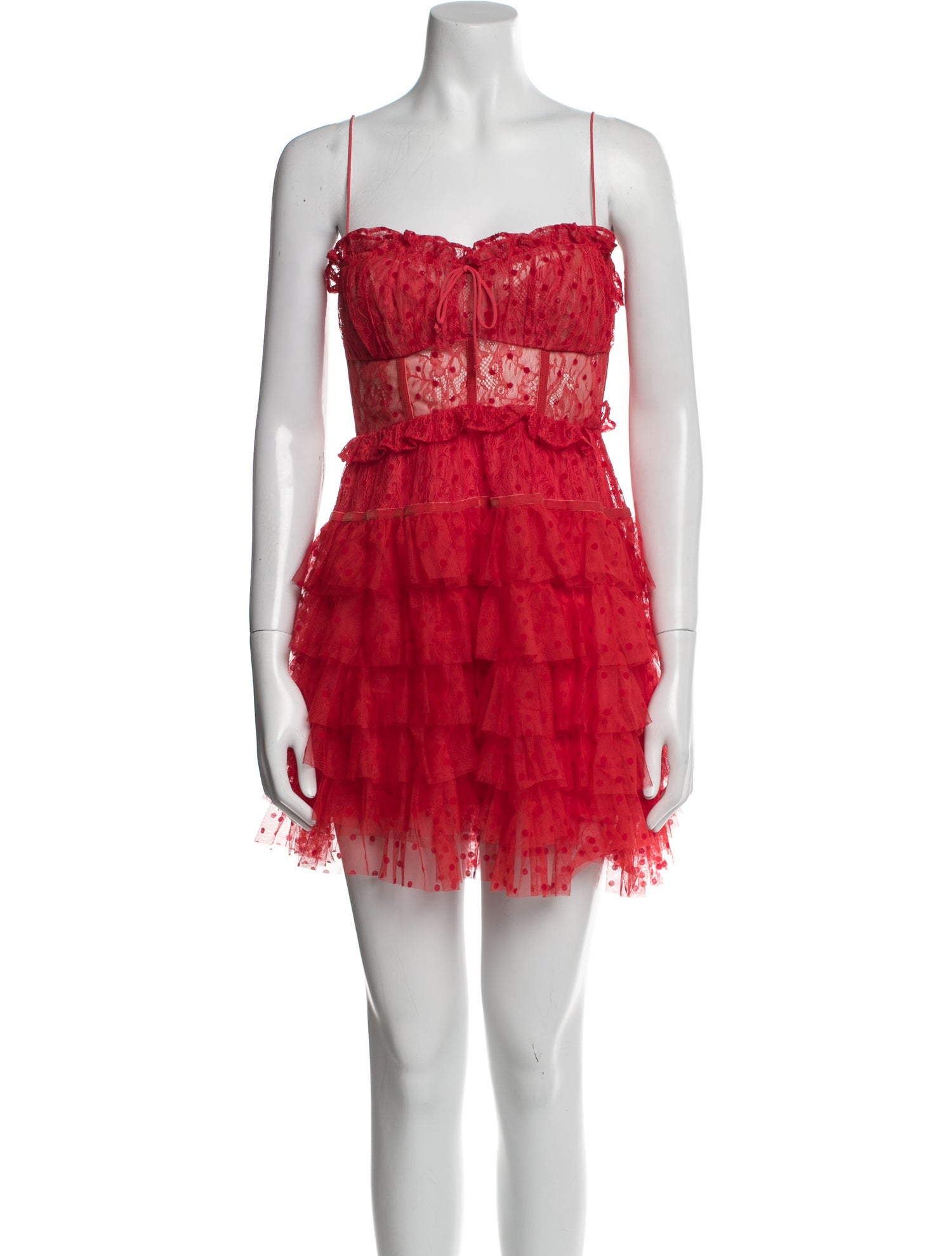 For Love & Lemons Lace Pattern Mini Dress w/ Tags