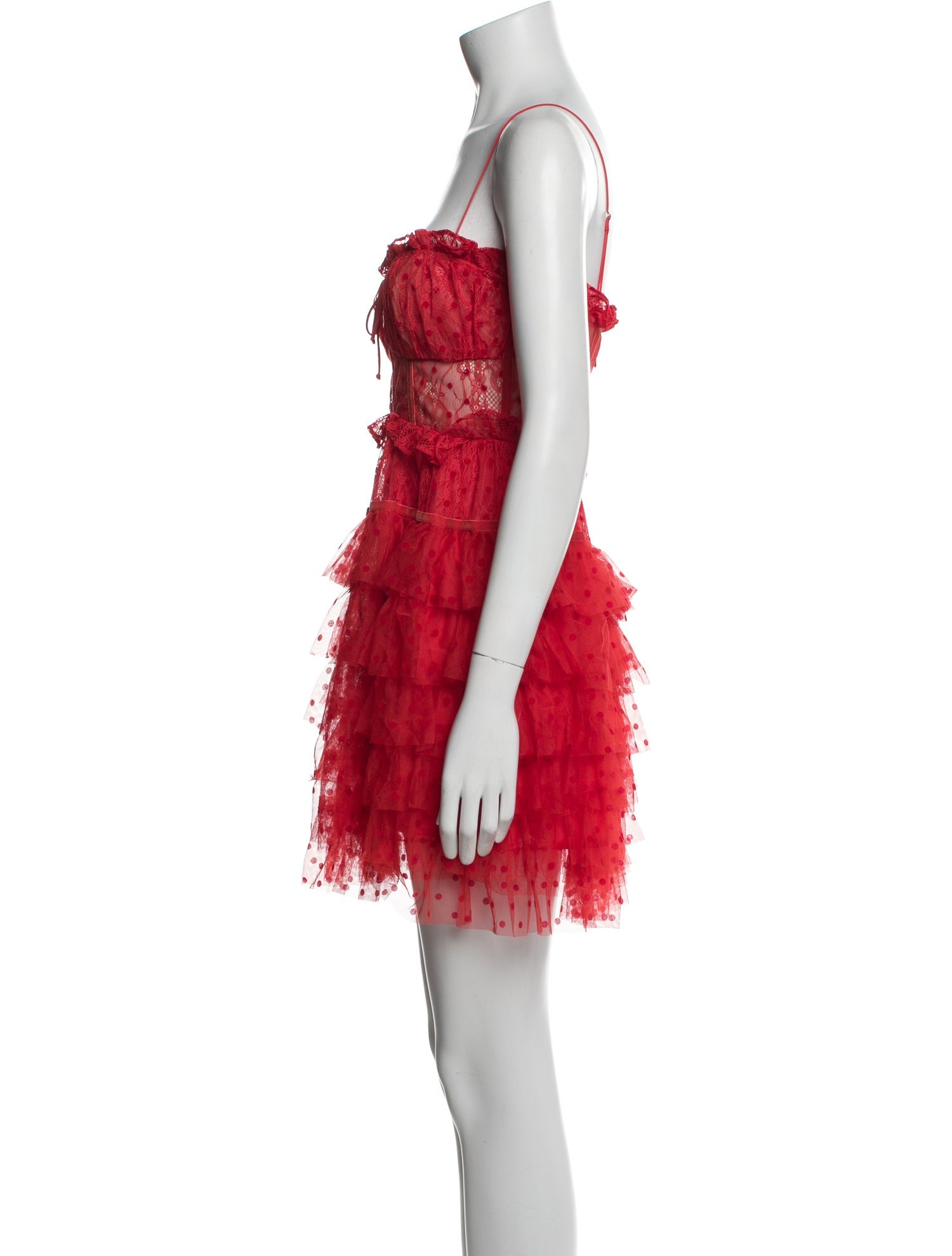 For Love & Lemons Lace Pattern Mini Dress w/ Tags