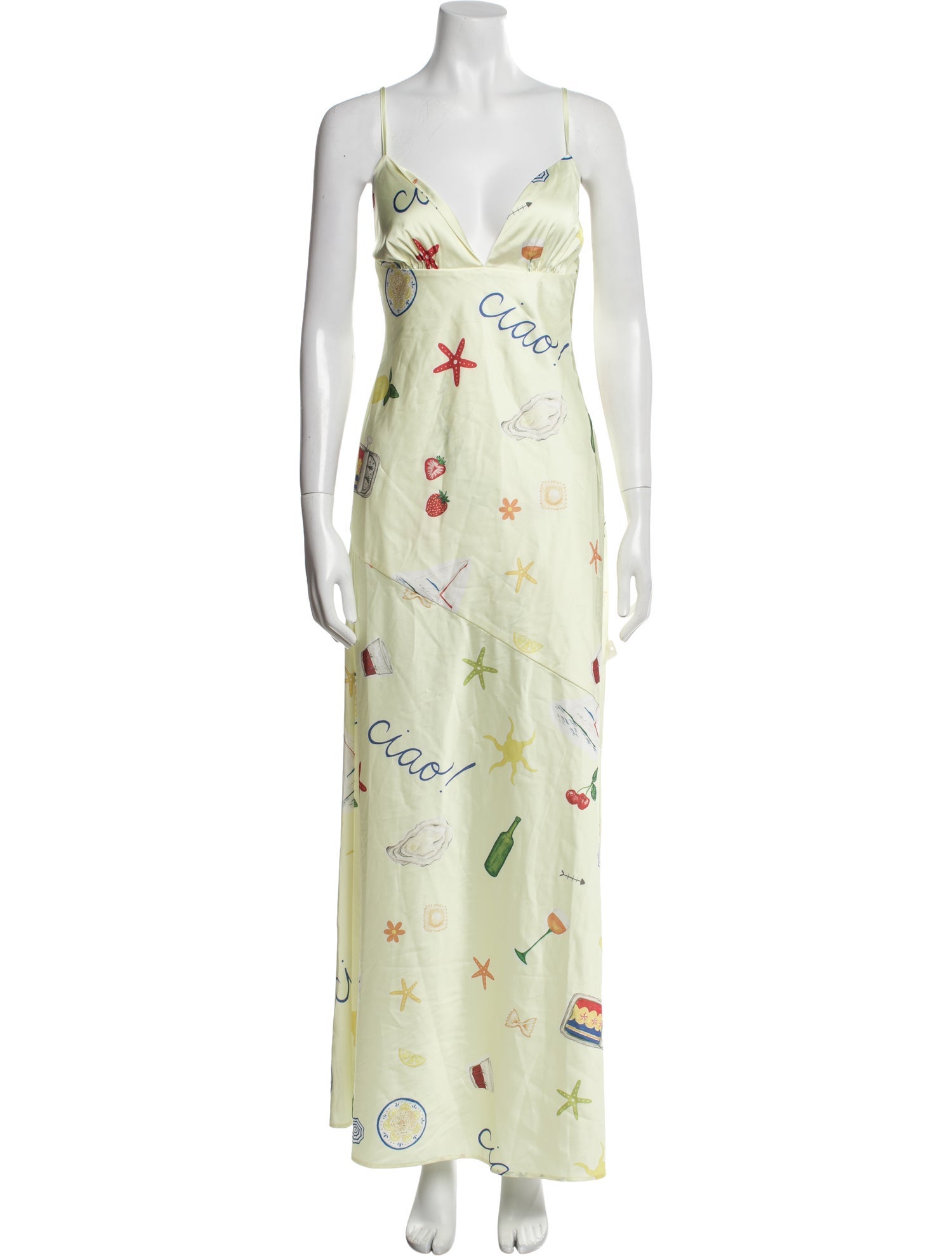 For Love & Lemons Floral Print Long Dress w/ Tags