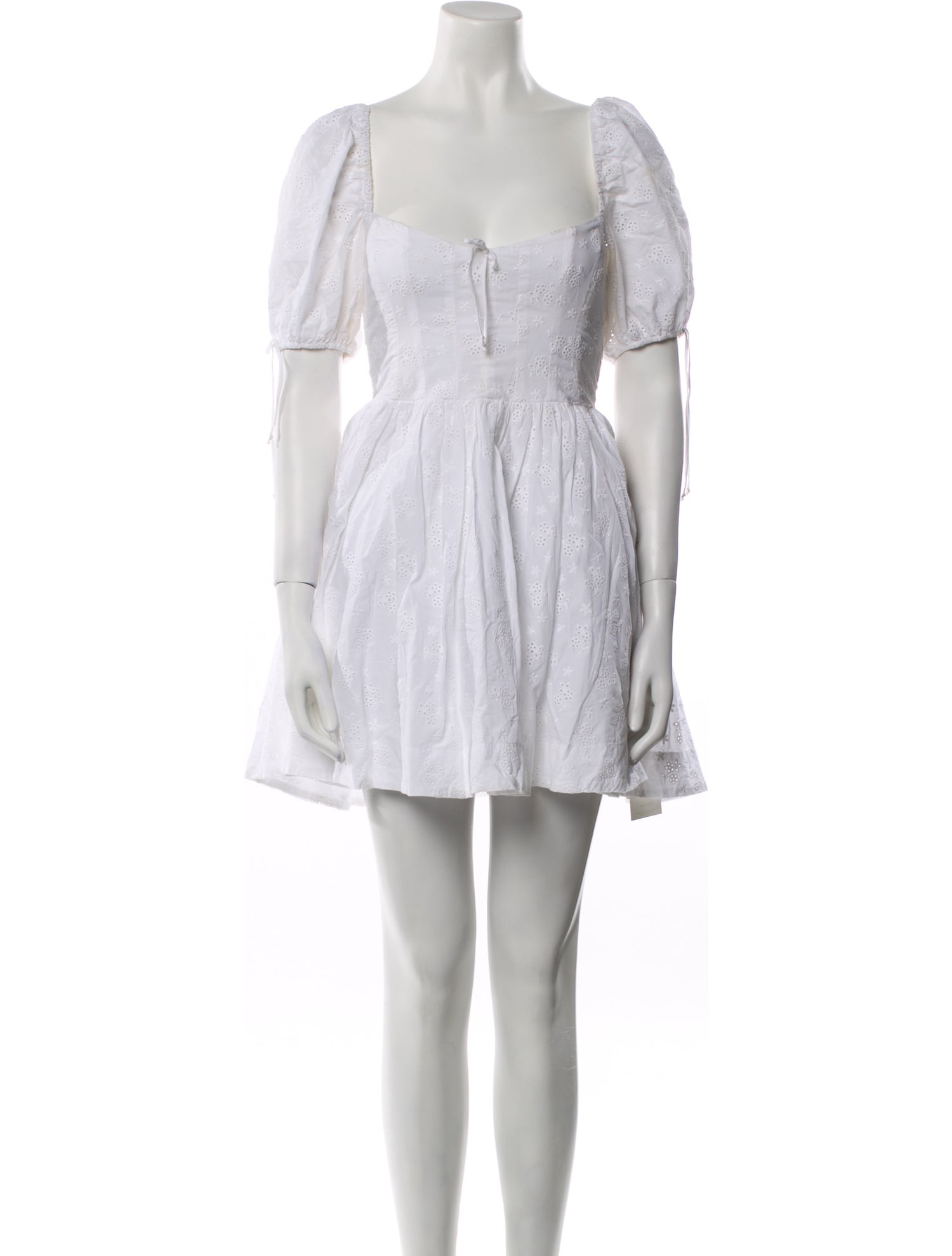 For Love & Lemons Square Neckline Mini Dress