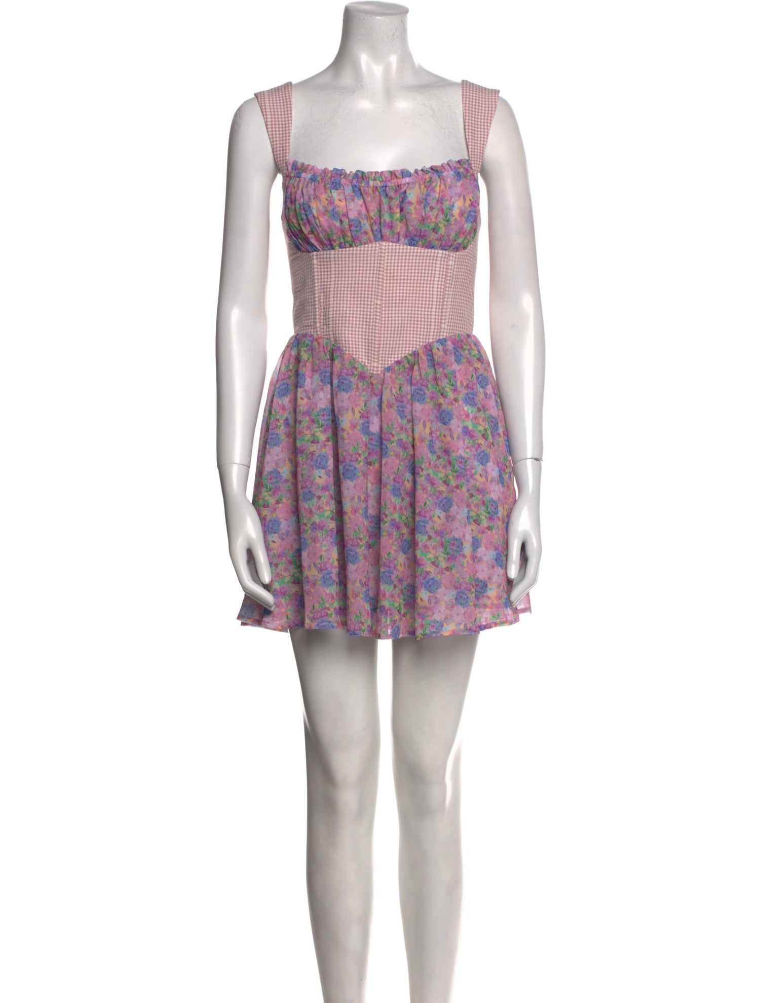 For Love & Lemons Printed Mini Dress