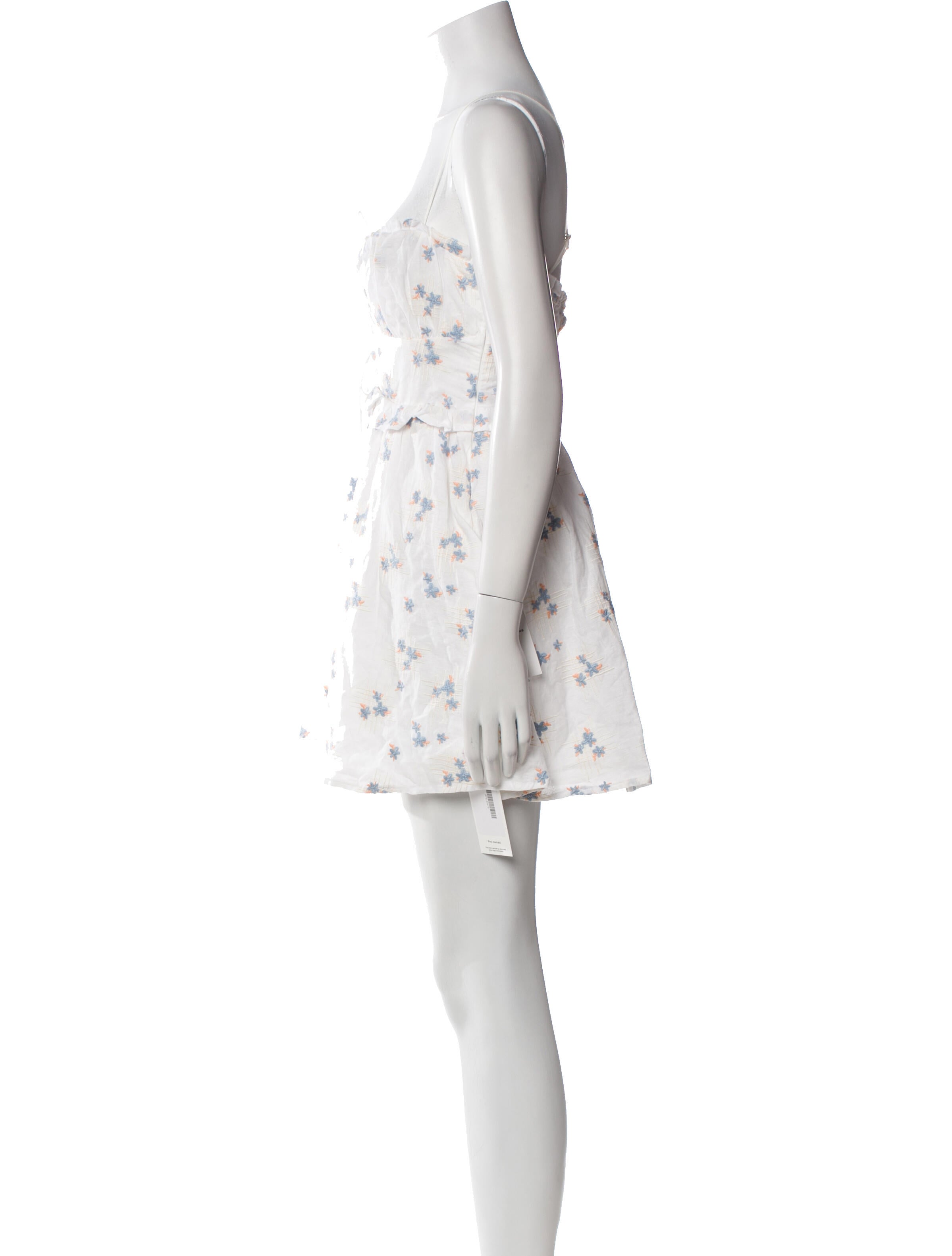 For Love & Lemons Linen Mini Dress