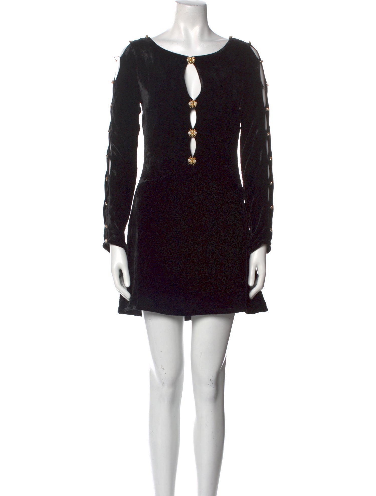 For Love & Lemons Scoop Neck Mini Dress