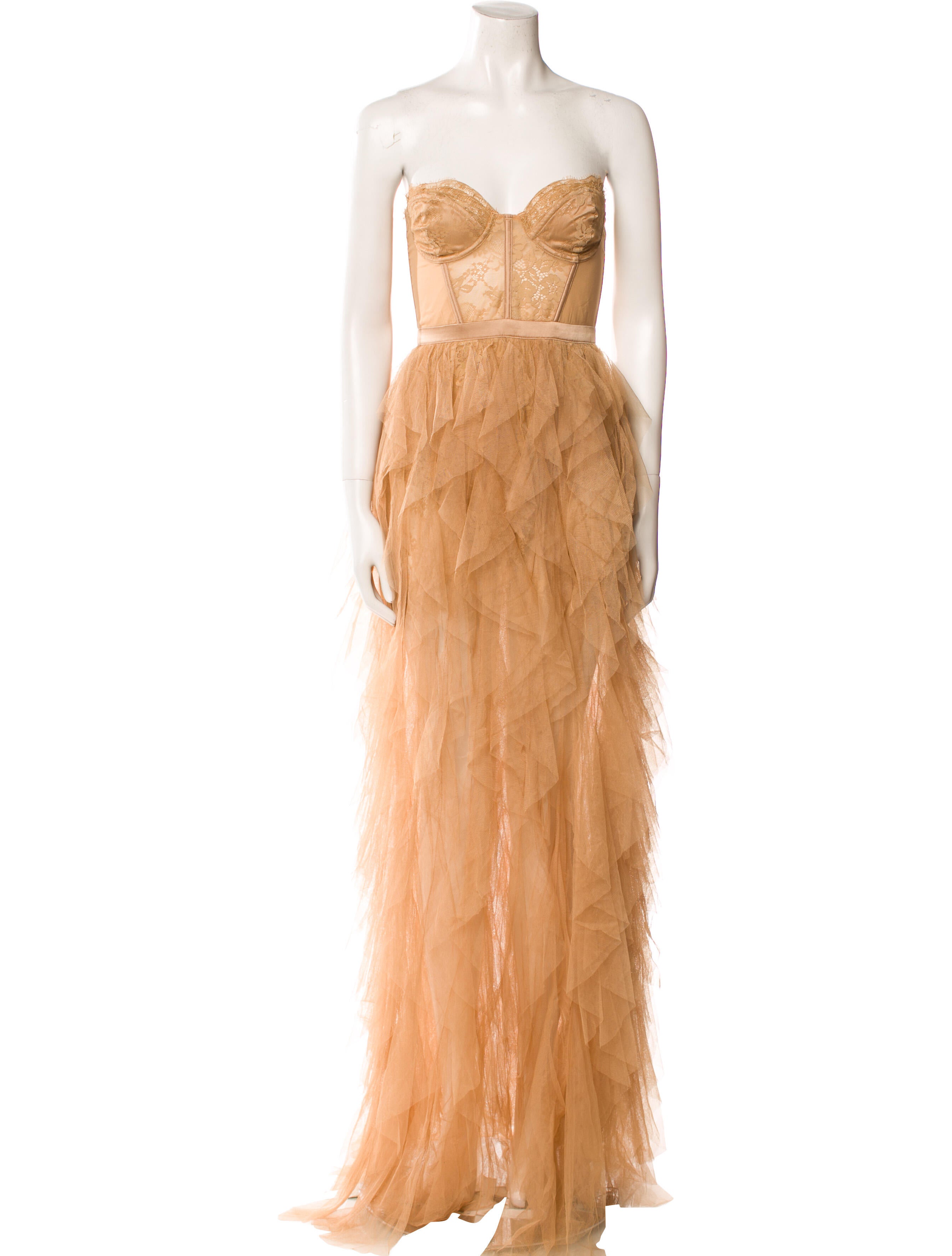 For Love & Lemons Strapless Long Dress w/ Tags