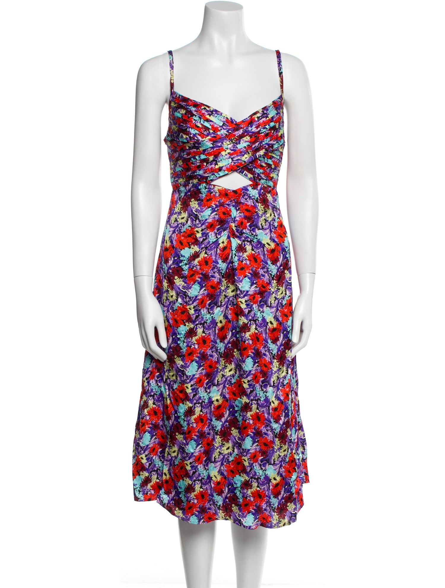 For Love & Lemons Floral Print Midi Length Dress w/ Tags