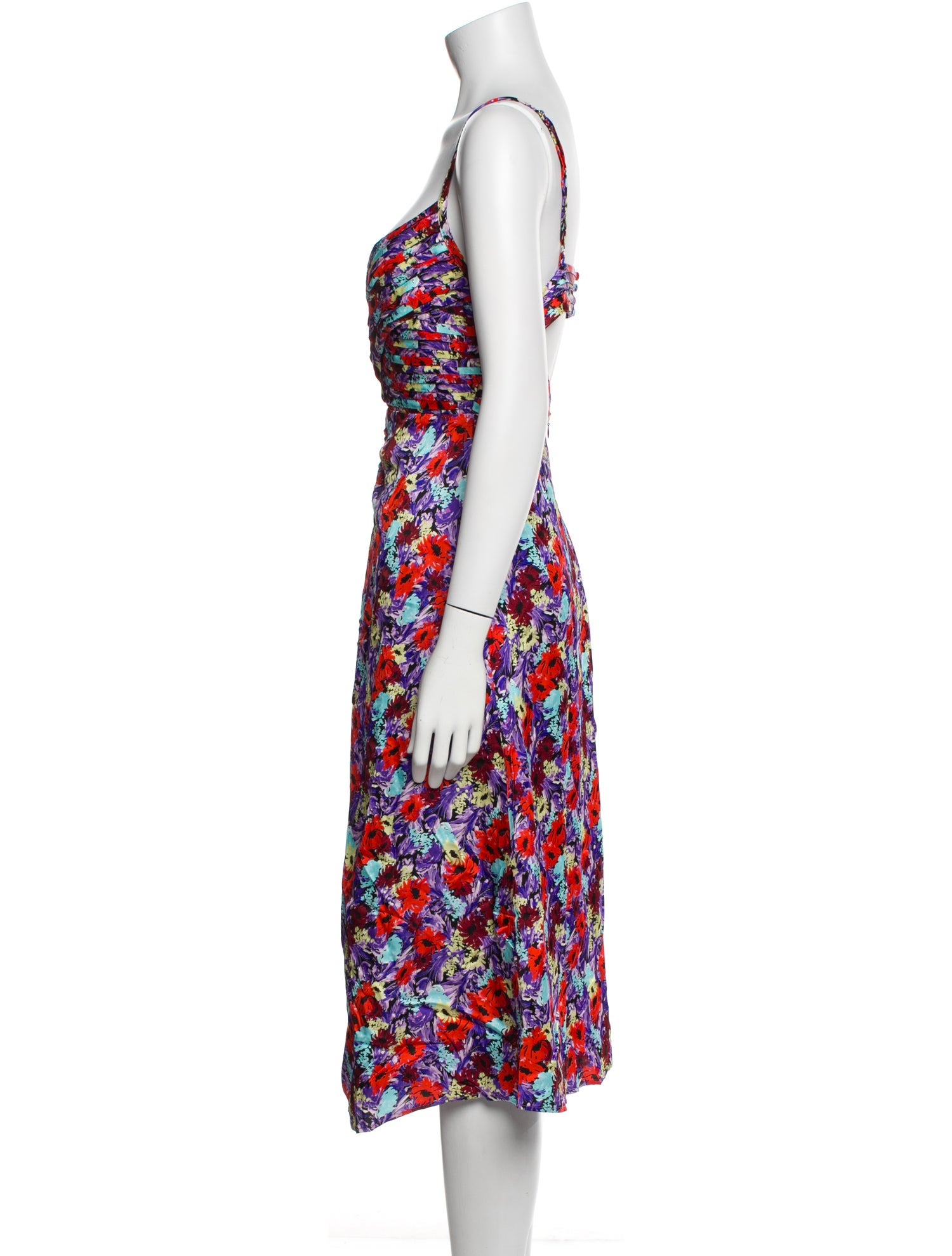 For Love & Lemons Floral Print Midi Length Dress w/ Tags