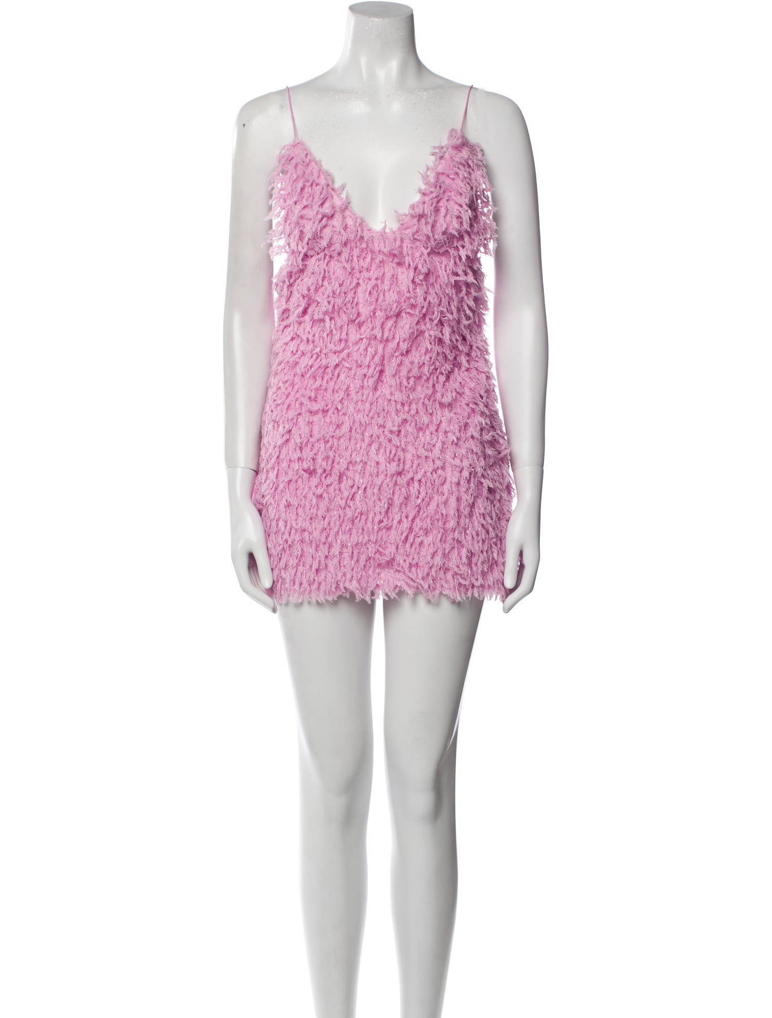 For Love & Lemons V-Neck Mini Dress