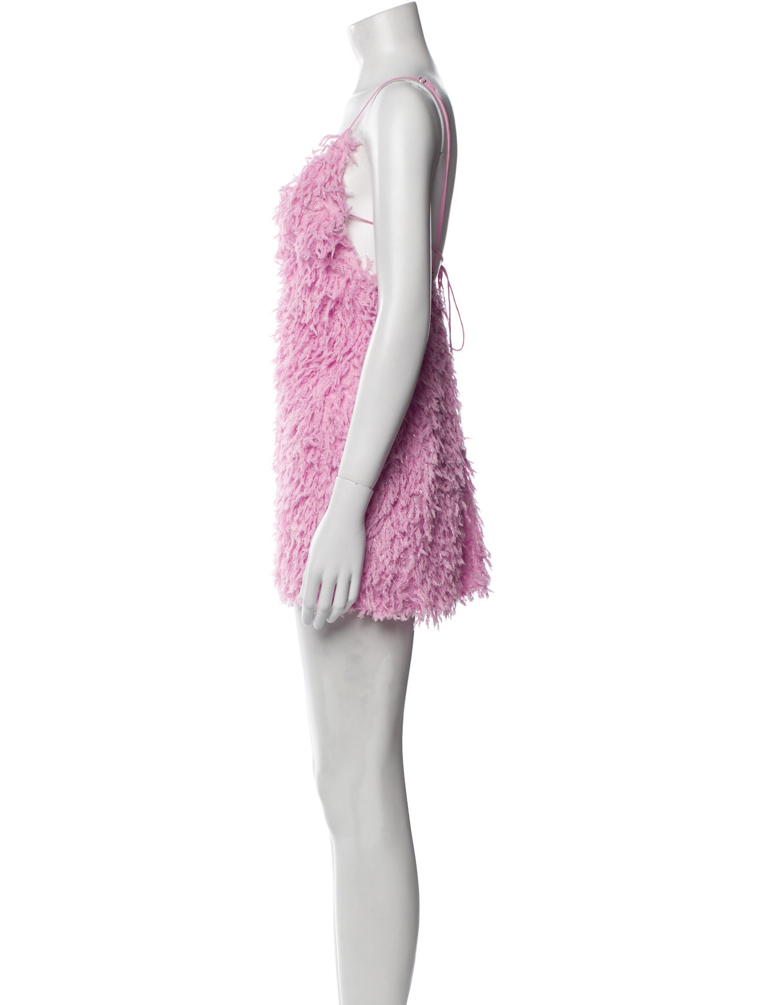 For Love & Lemons V-Neck Mini Dress