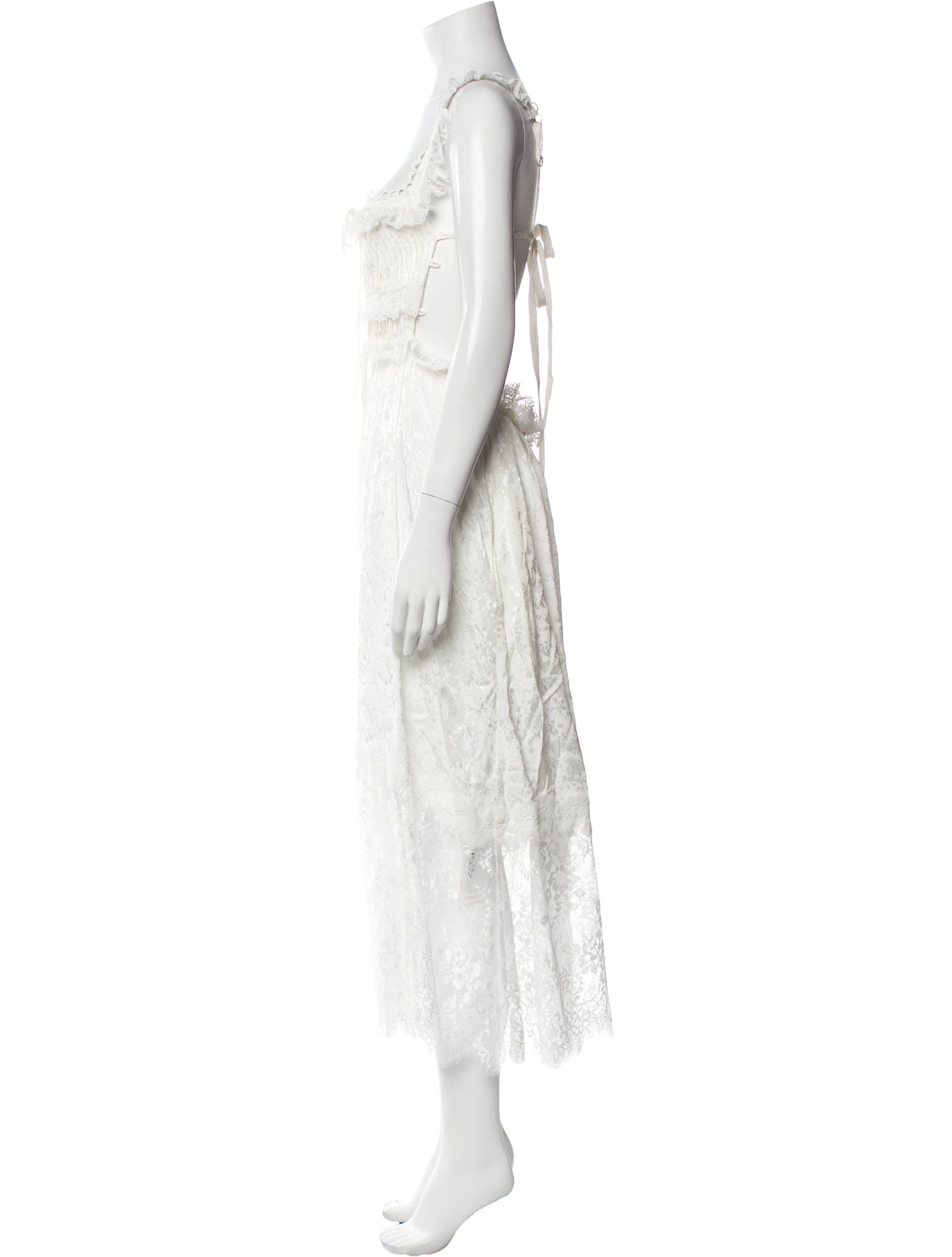 For Love & Lemons Square Neckline Long Dress