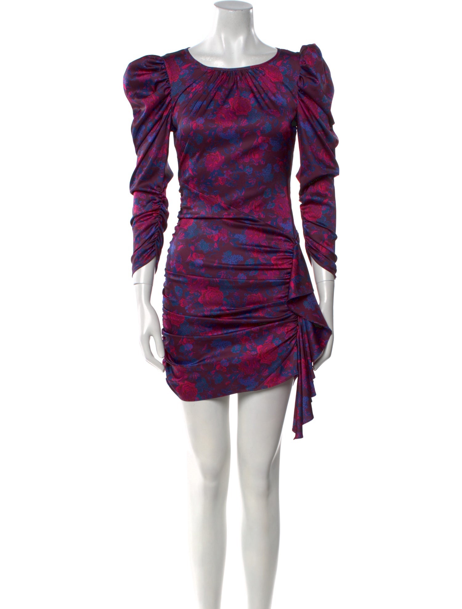 For Love & Lemons Floral Print Mini Dress