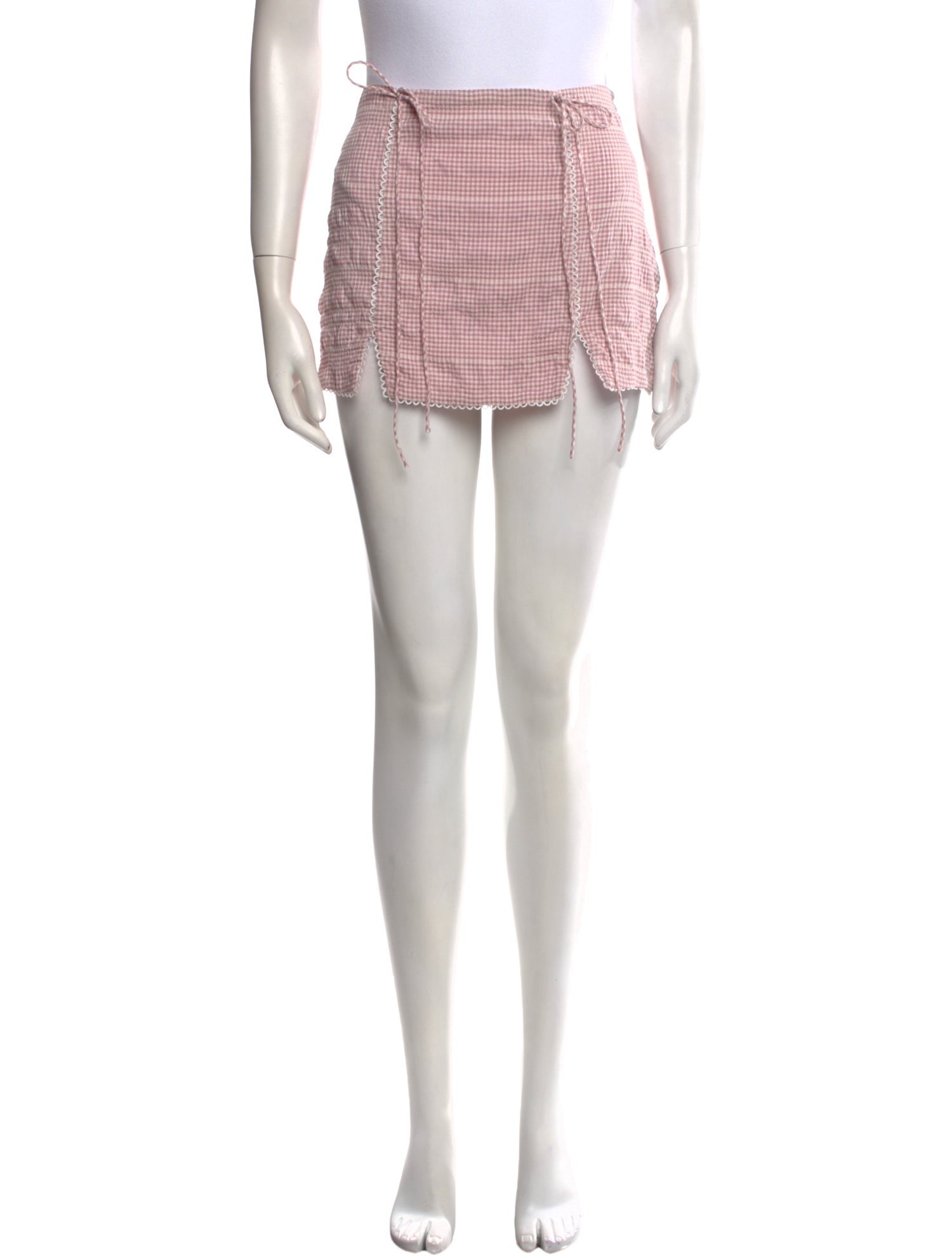 For Love & Lemons Plaid Print Mini Skirt w/ Tags