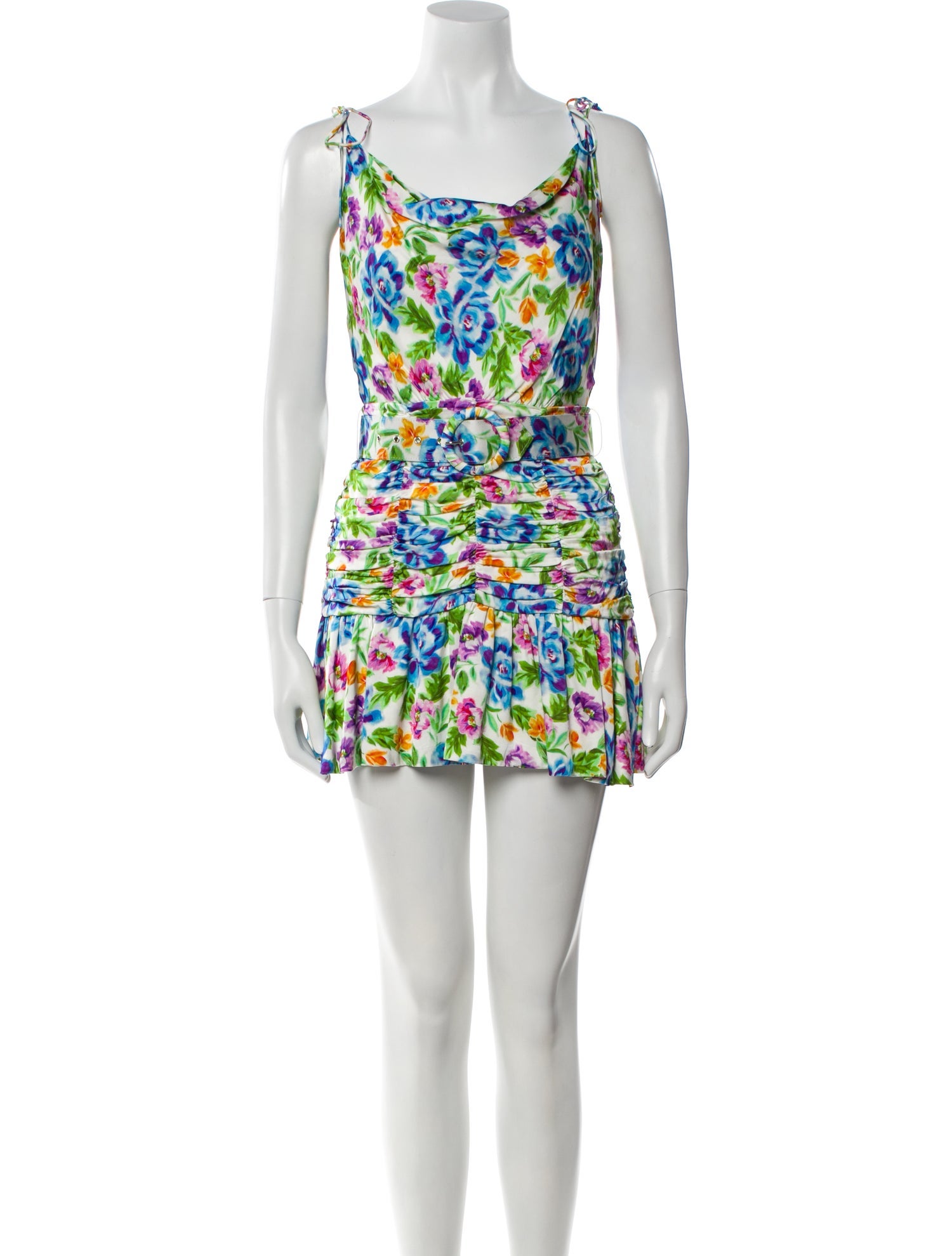 For Love & Lemons Printed Mini Dress