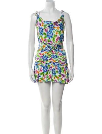 For Love & Lemons Printed Mini Dress