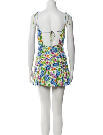 For Love & Lemons Printed Mini Dress