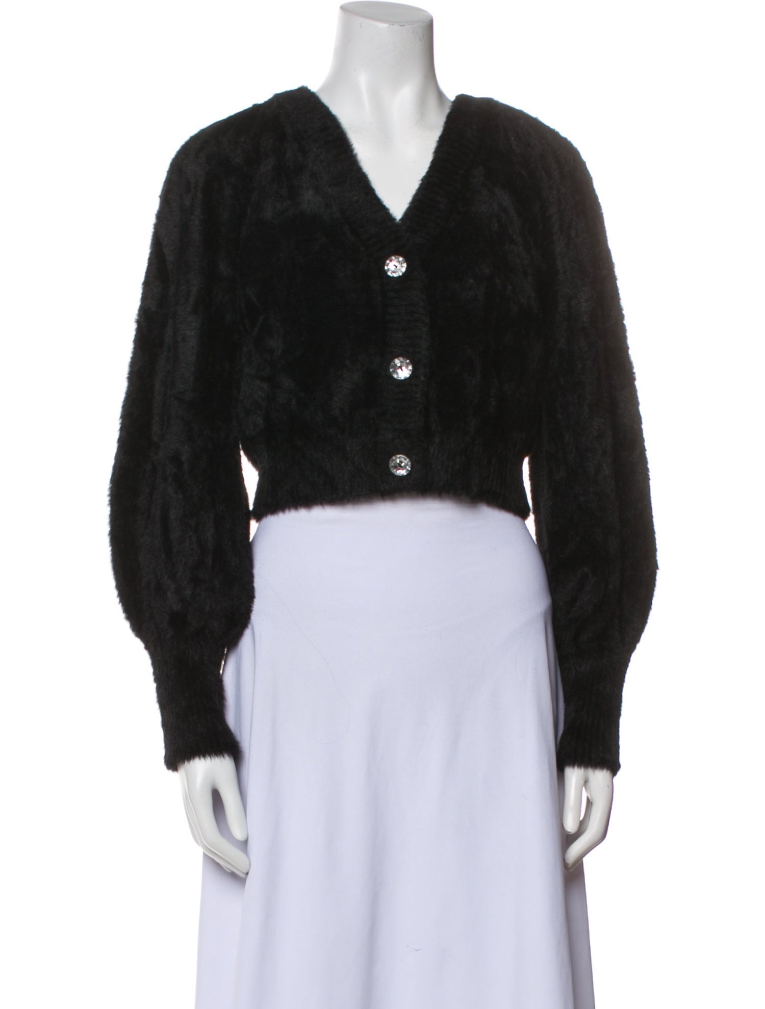 For Love & Lemons Nylon V-Neck Sweater