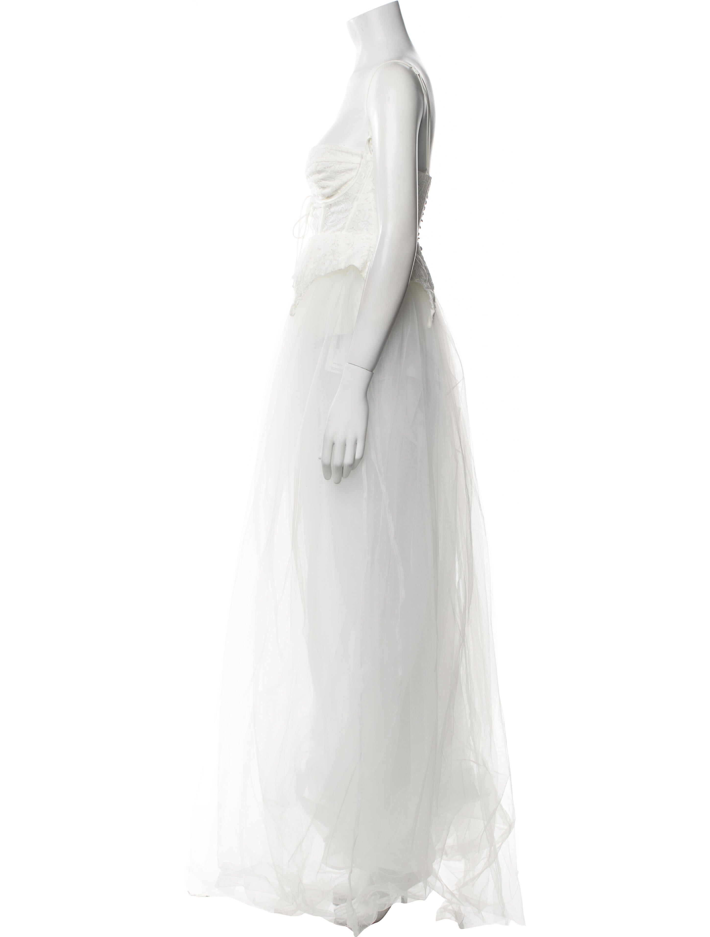 For Love & Lemons Square Neckline Long Dress