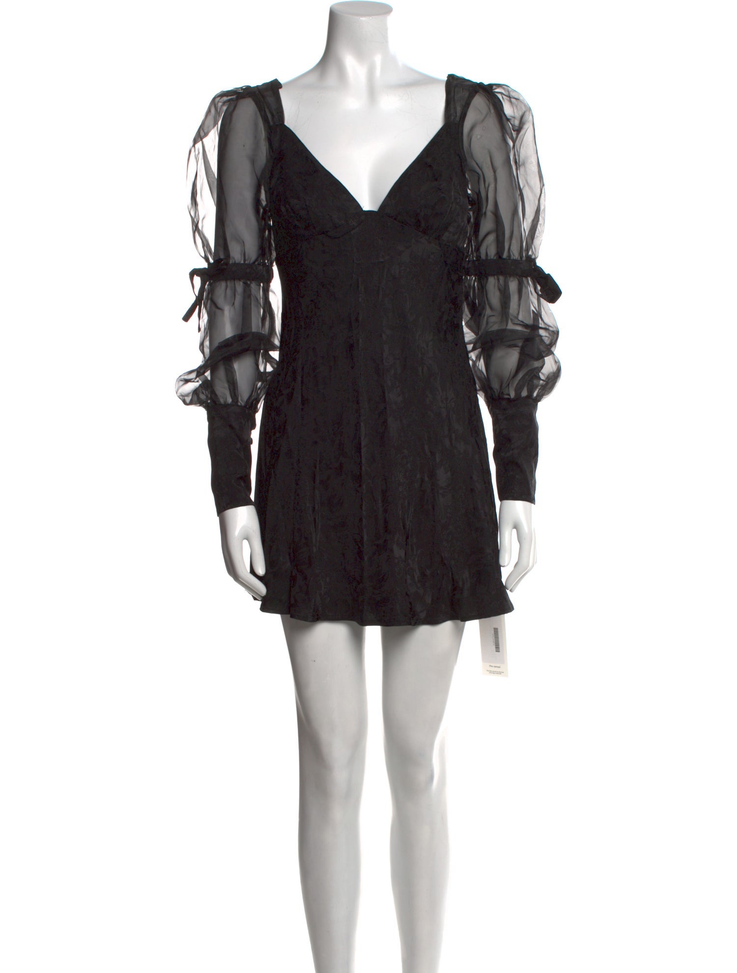For Love & Lemons V-Neck Mini Dress
