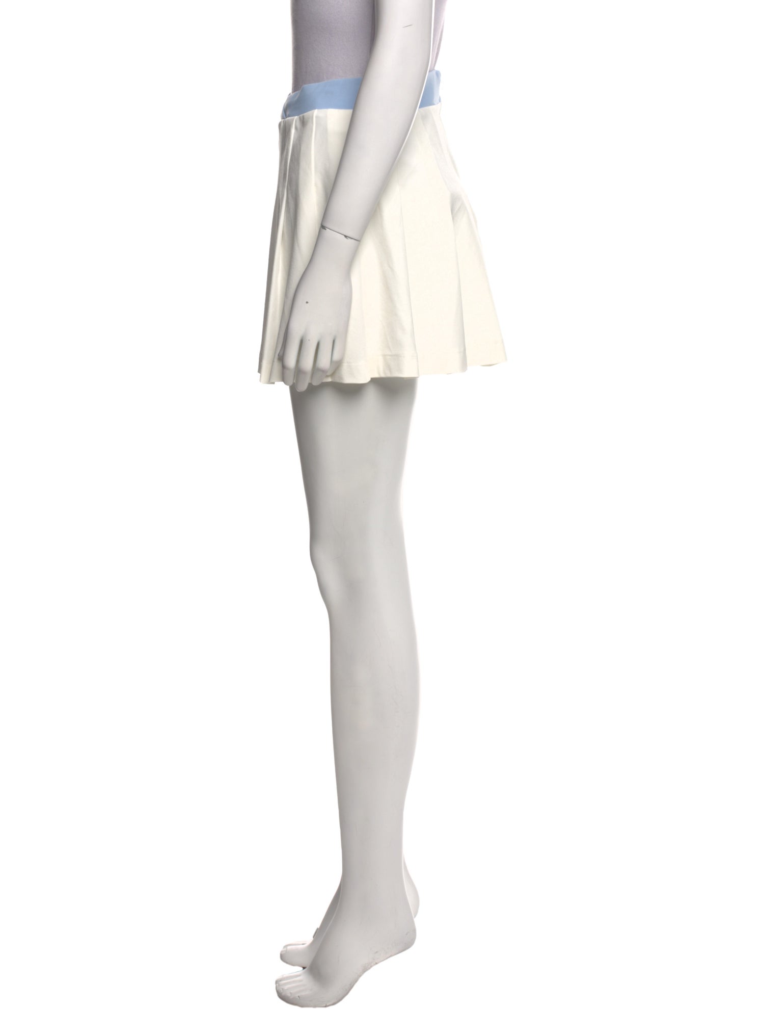 For Love & Lemons Raw-Edge Trim Mini Skirt