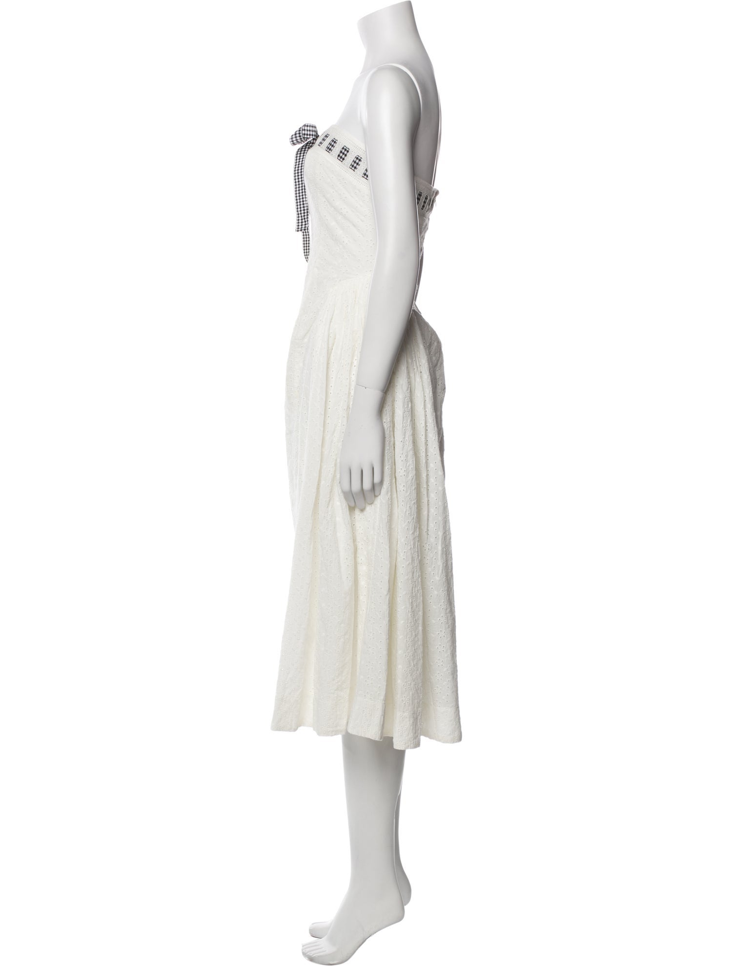 For Love & Lemons Strapless Knee-Length Dress