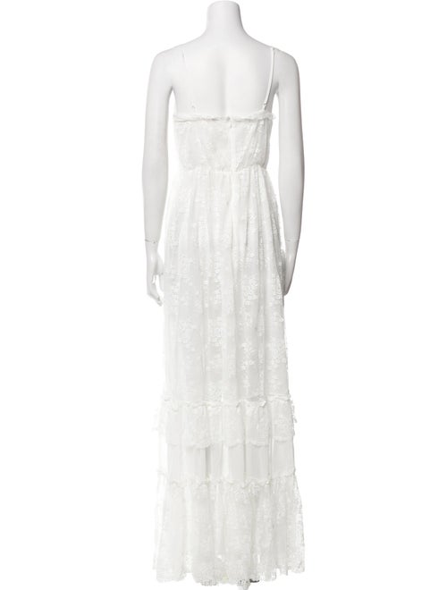 For Love & Lemons V-Neck Long Dress