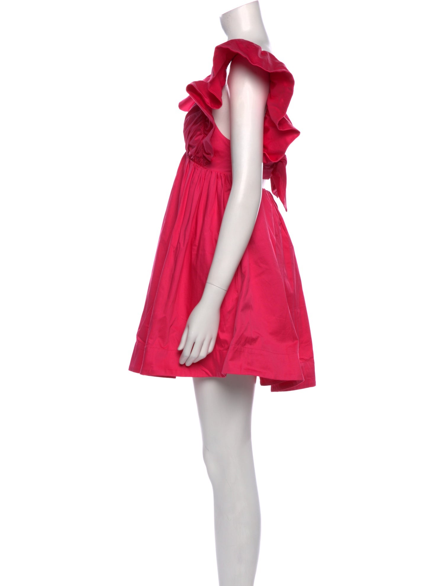 For Love & Lemons V-Neck Mini Dress