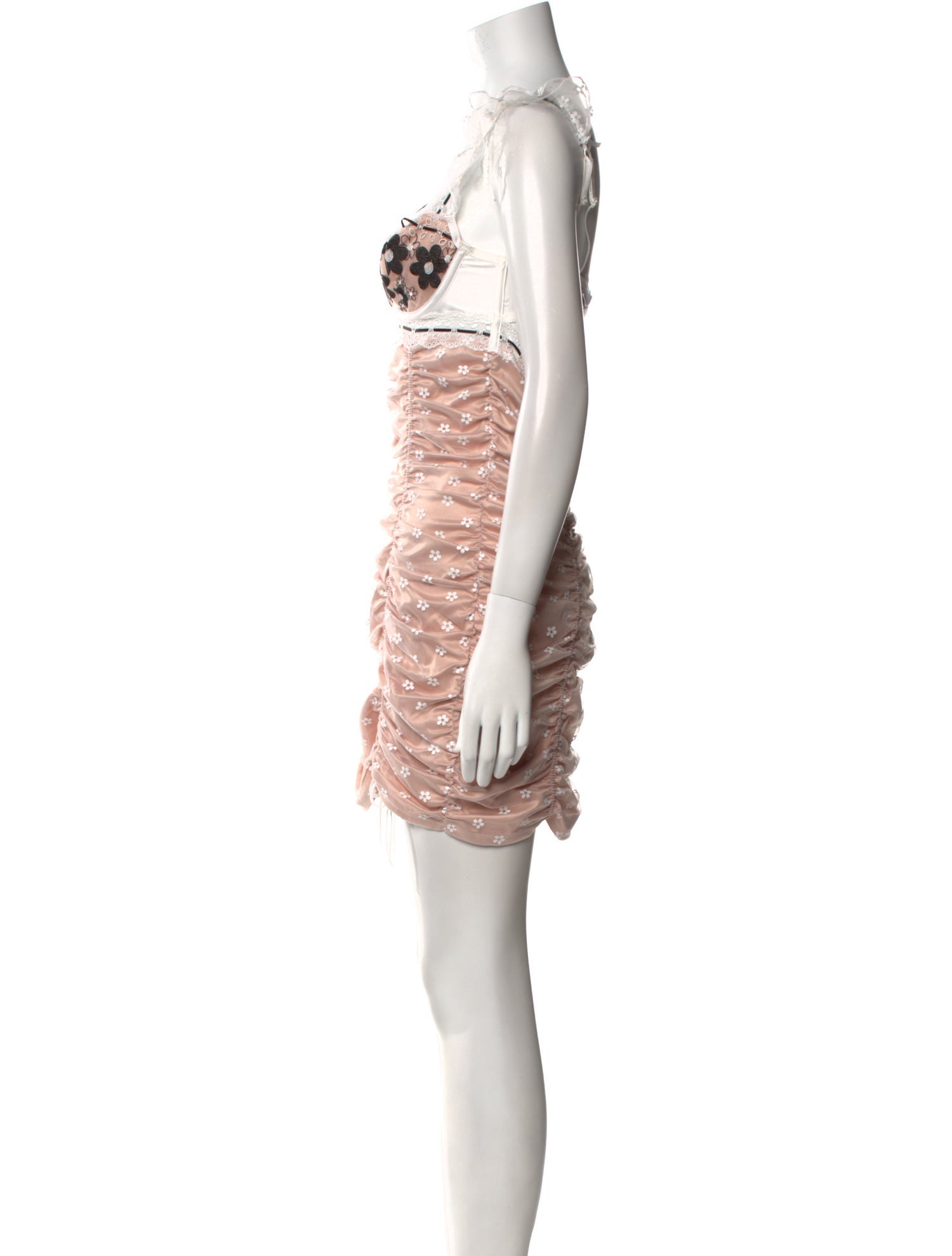 For Love & Lemons Floral Print Mini Dress