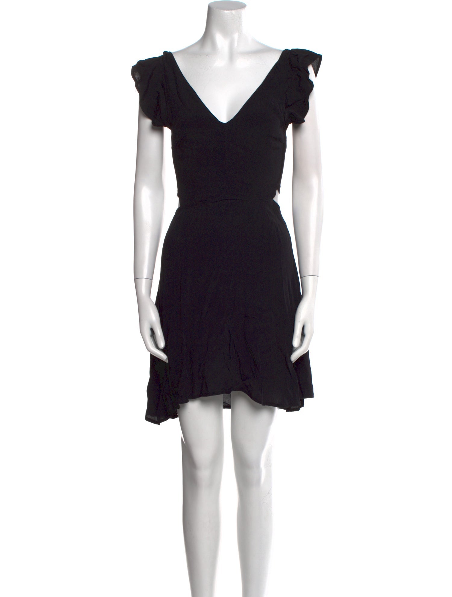 For Love & Lemons V-Neck Knee-Length Dress