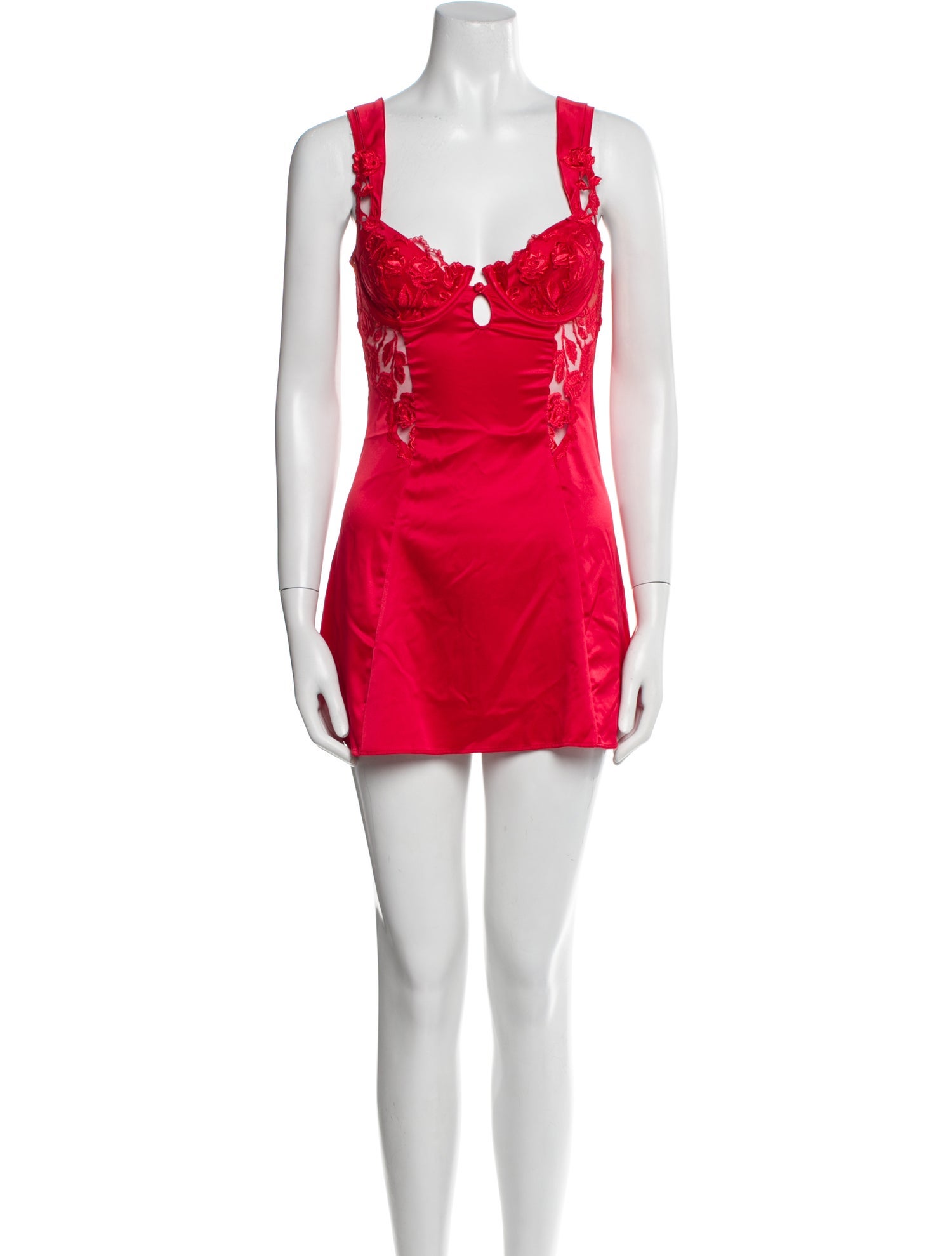 For Love & Lemons Square Neckline Mini Dress