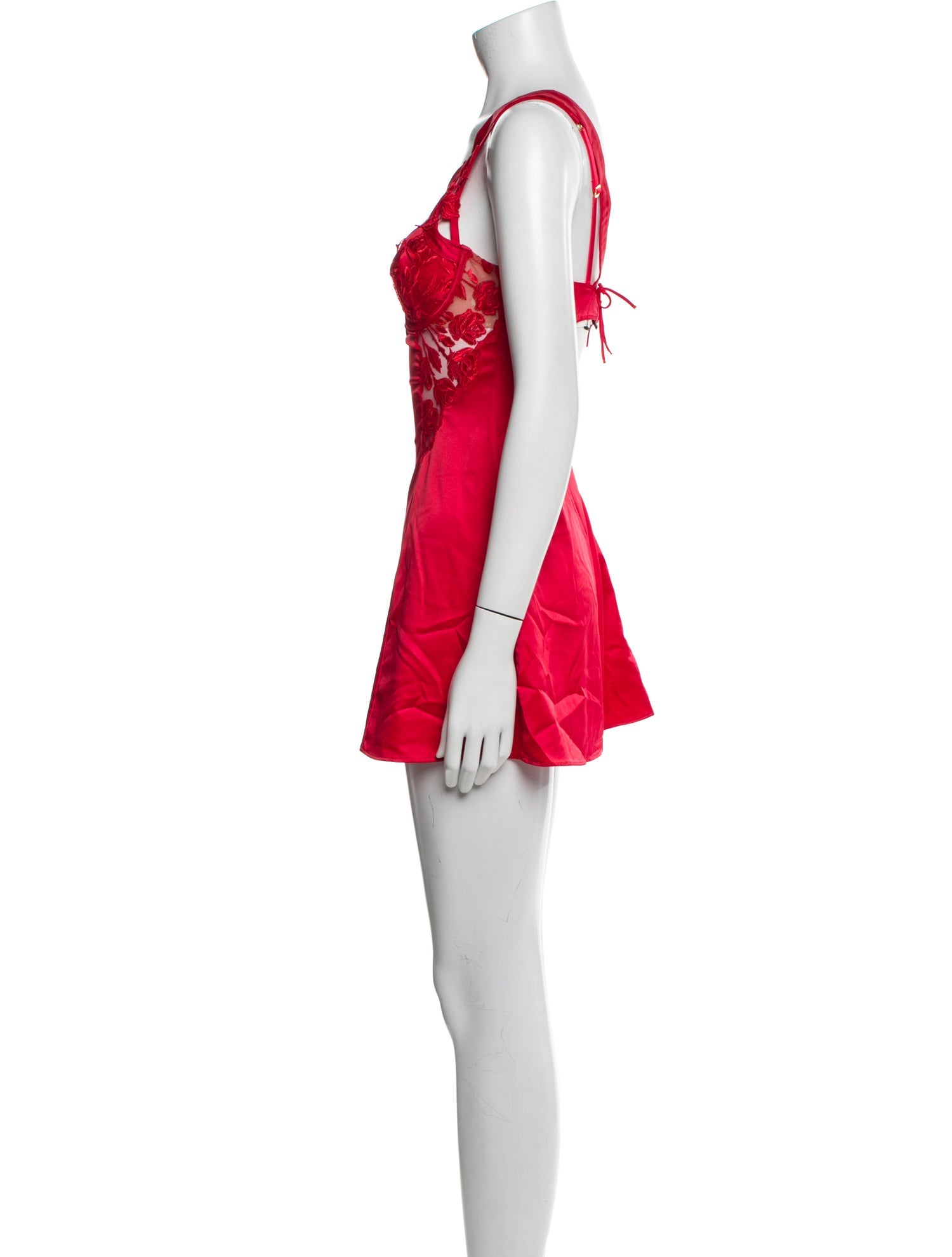 For Love & Lemons Square Neckline Mini Dress