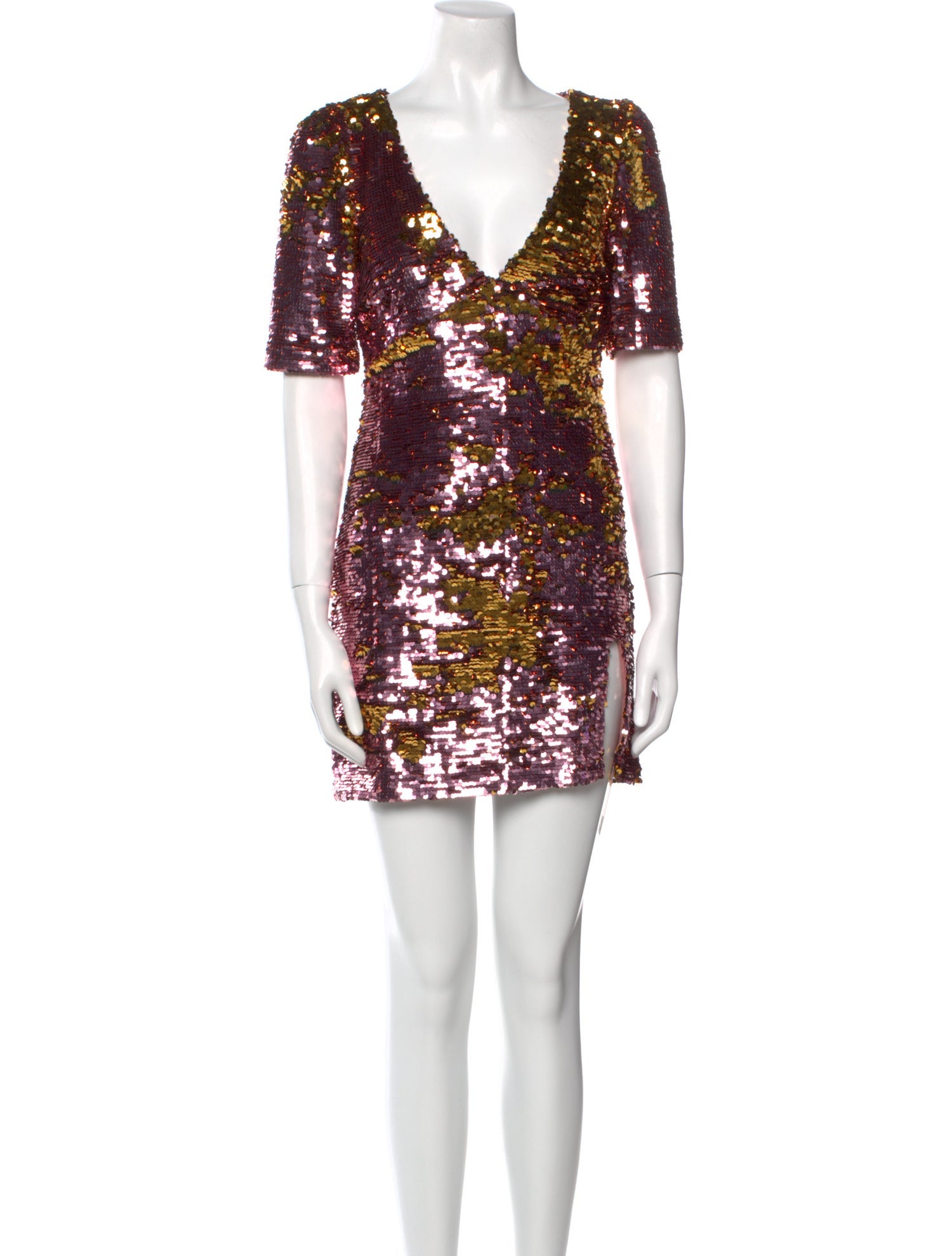 For Love & Lemons Printed Mini Dress