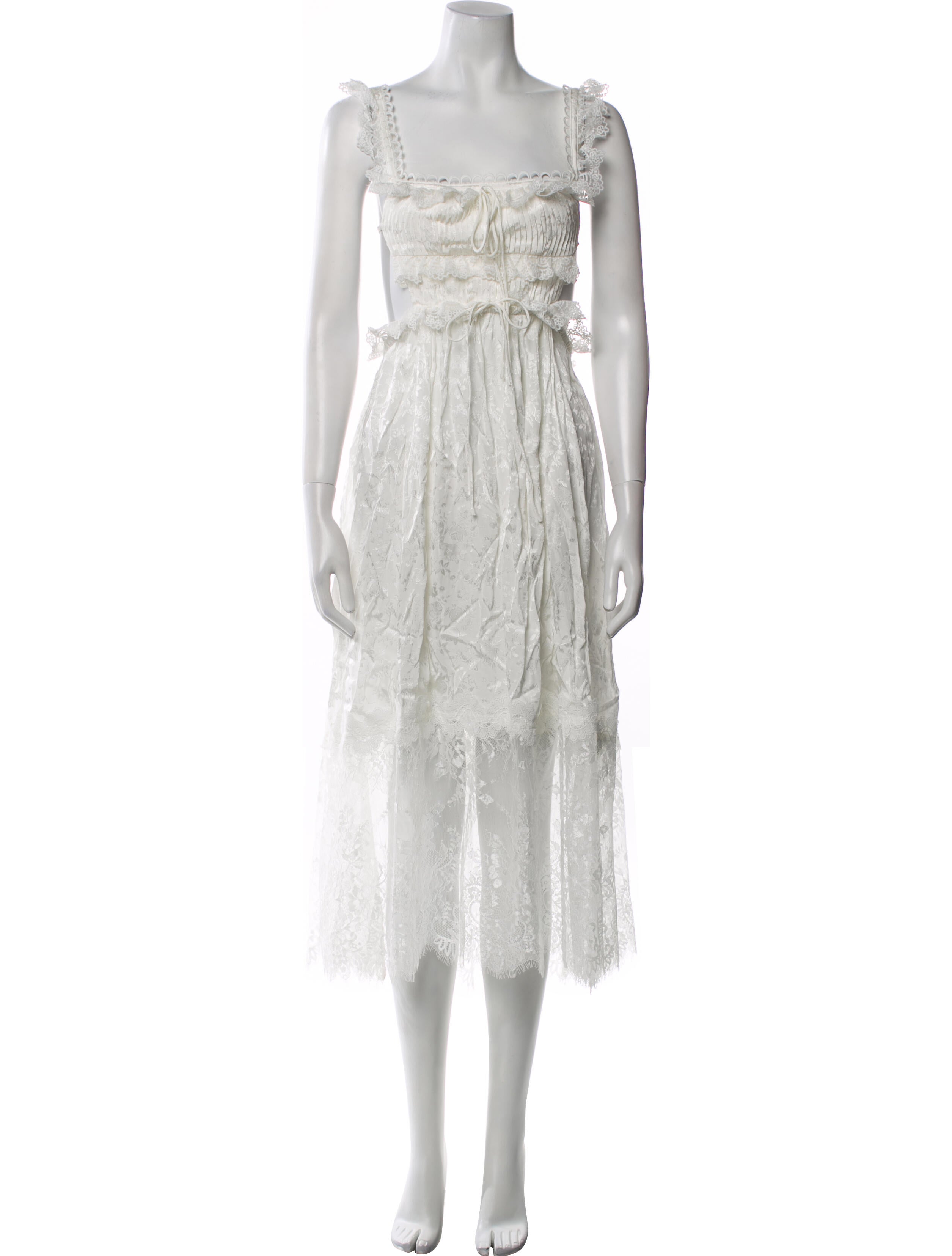 For Love & Lemons Square Neckline Long Dress w/ Tags