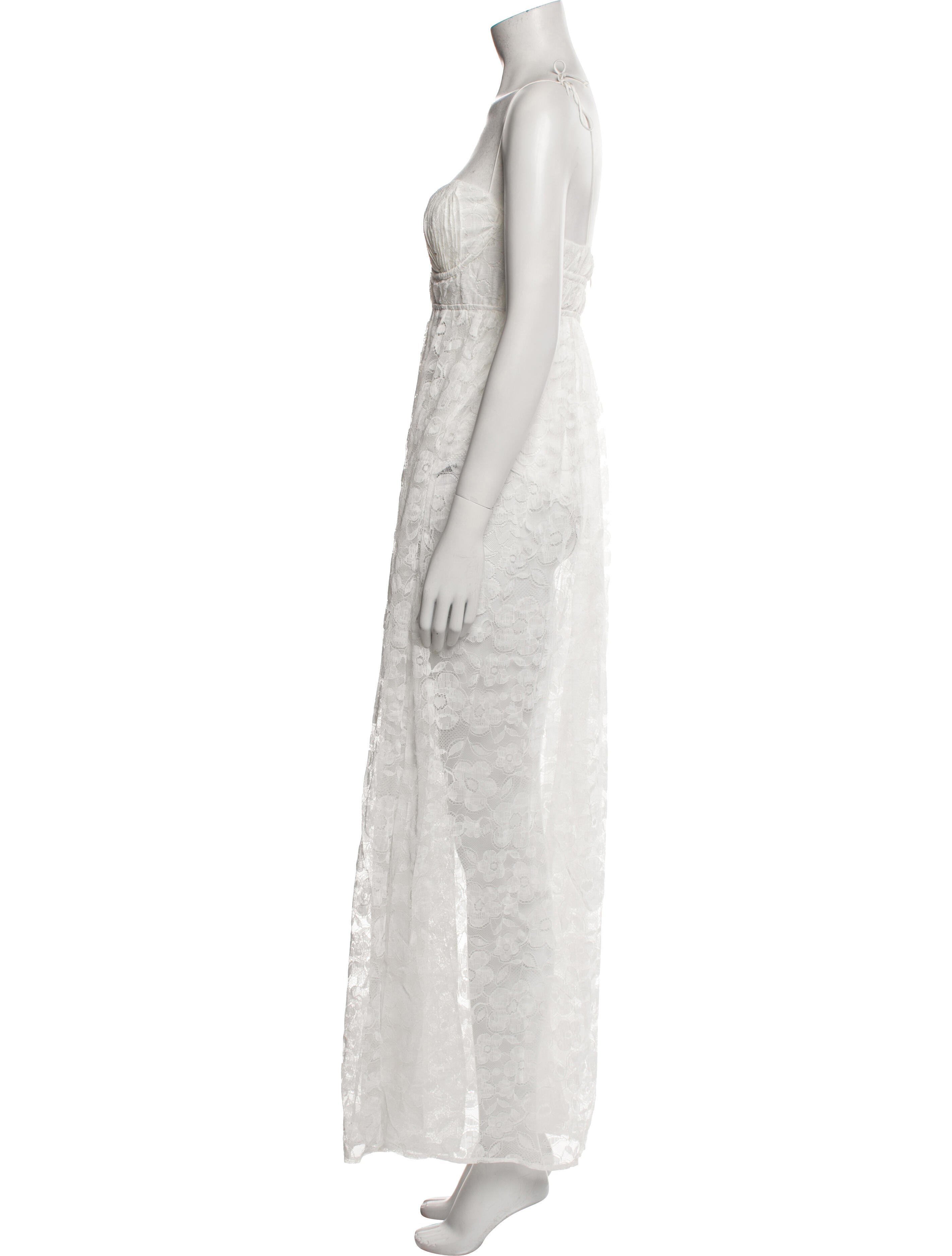 For Love & Lemons Strapless Long Dress