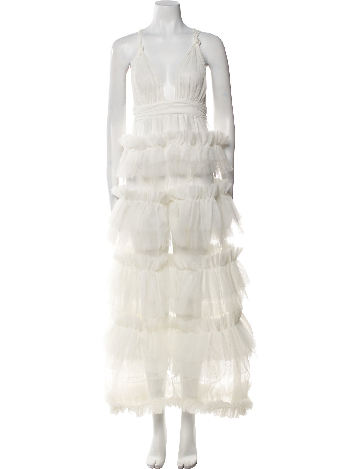 For Love & Lemons V-Neck Long Dress