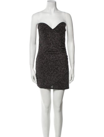 For Love & Lemons Strapless Mini Dress