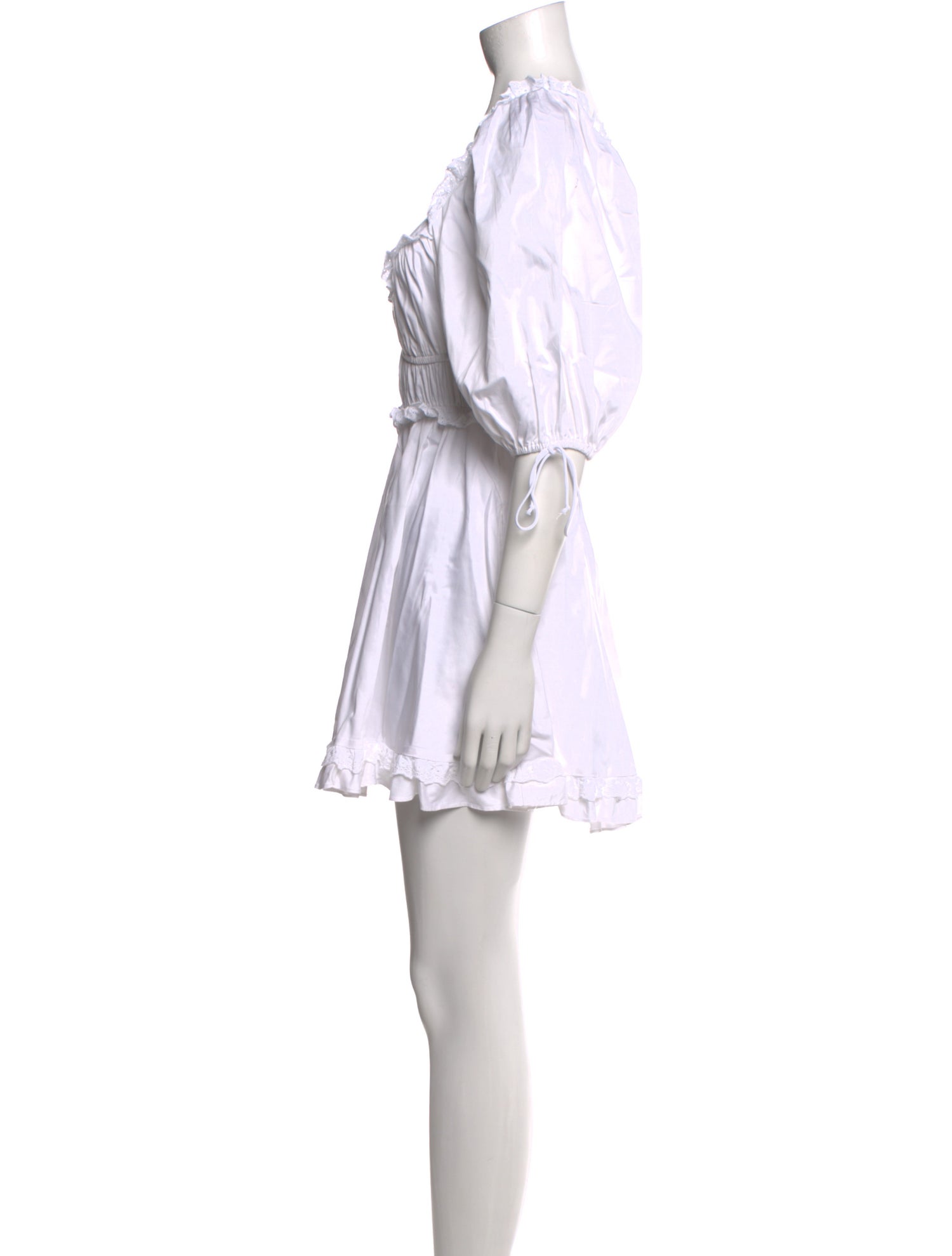 For Love & Lemons Square Neckline Mini Dress