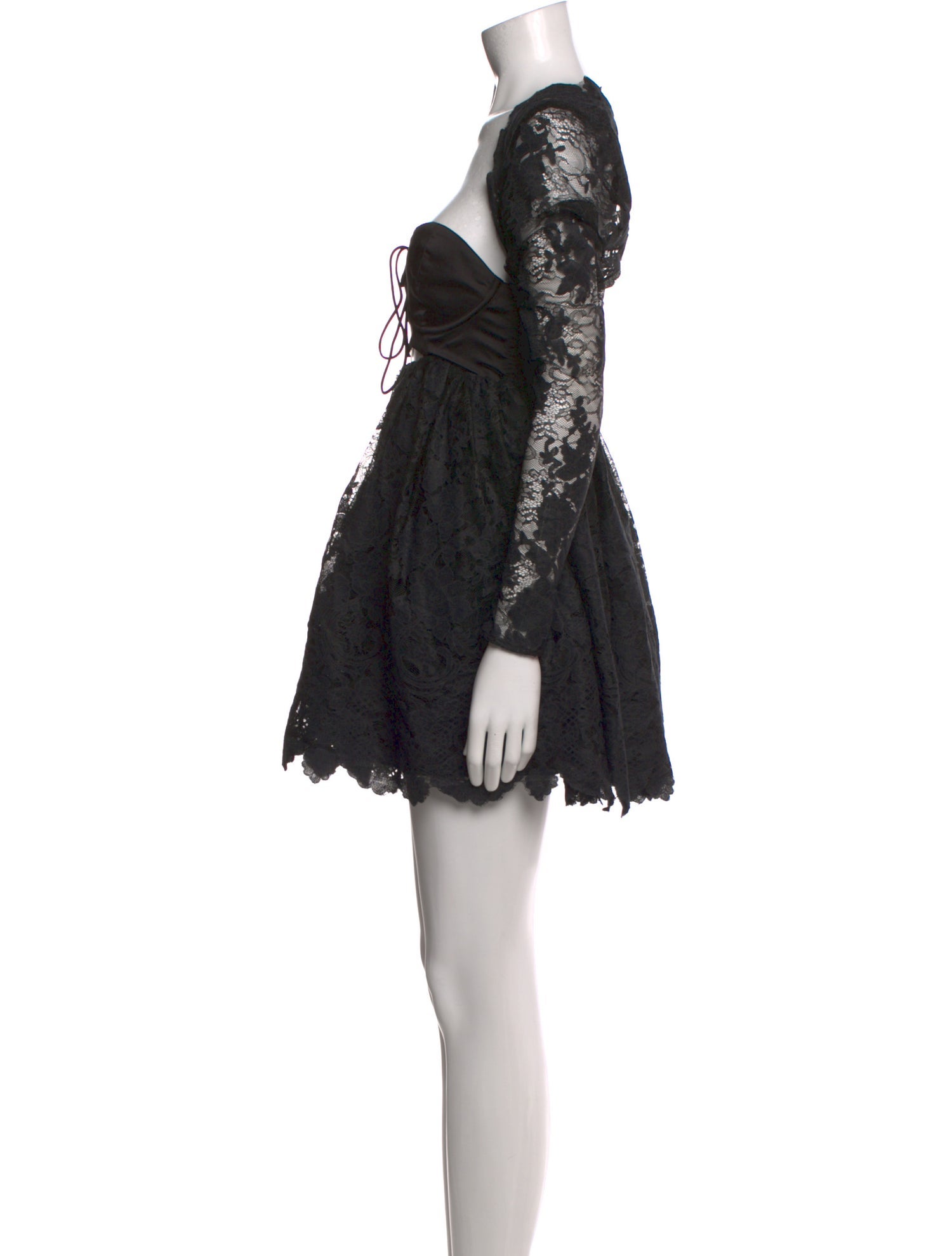 For Love & Lemons Square Neckline Mini Dress w/ Tags