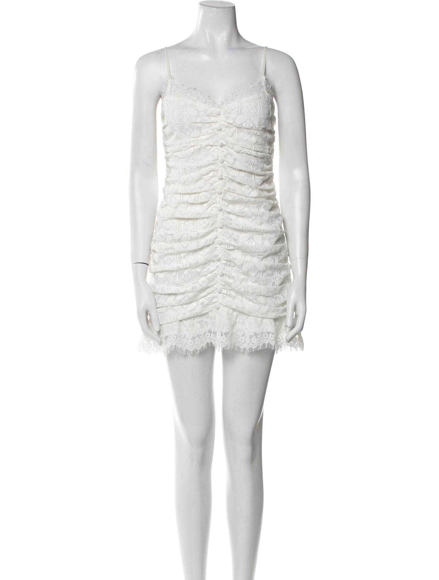 For Love & Lemons V-Neck Mini Dress