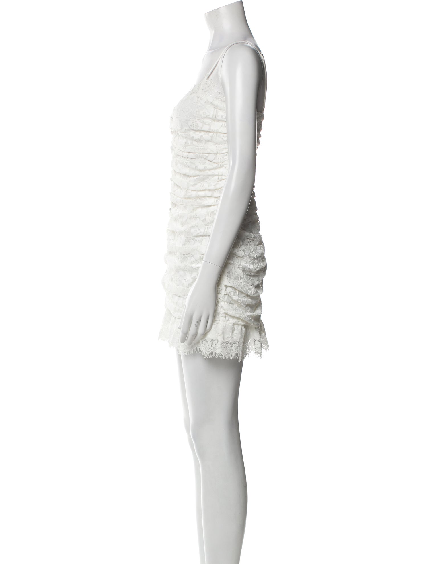 For Love & Lemons V-Neck Mini Dress