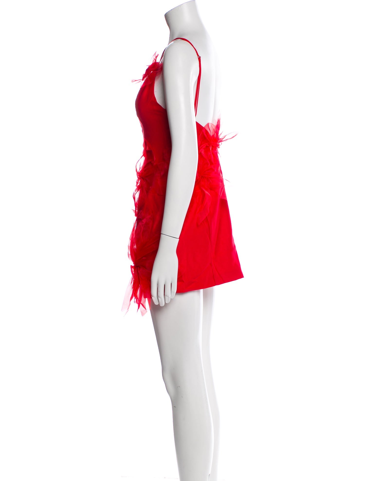 For Love & Lemons V-Neck Mini Dress