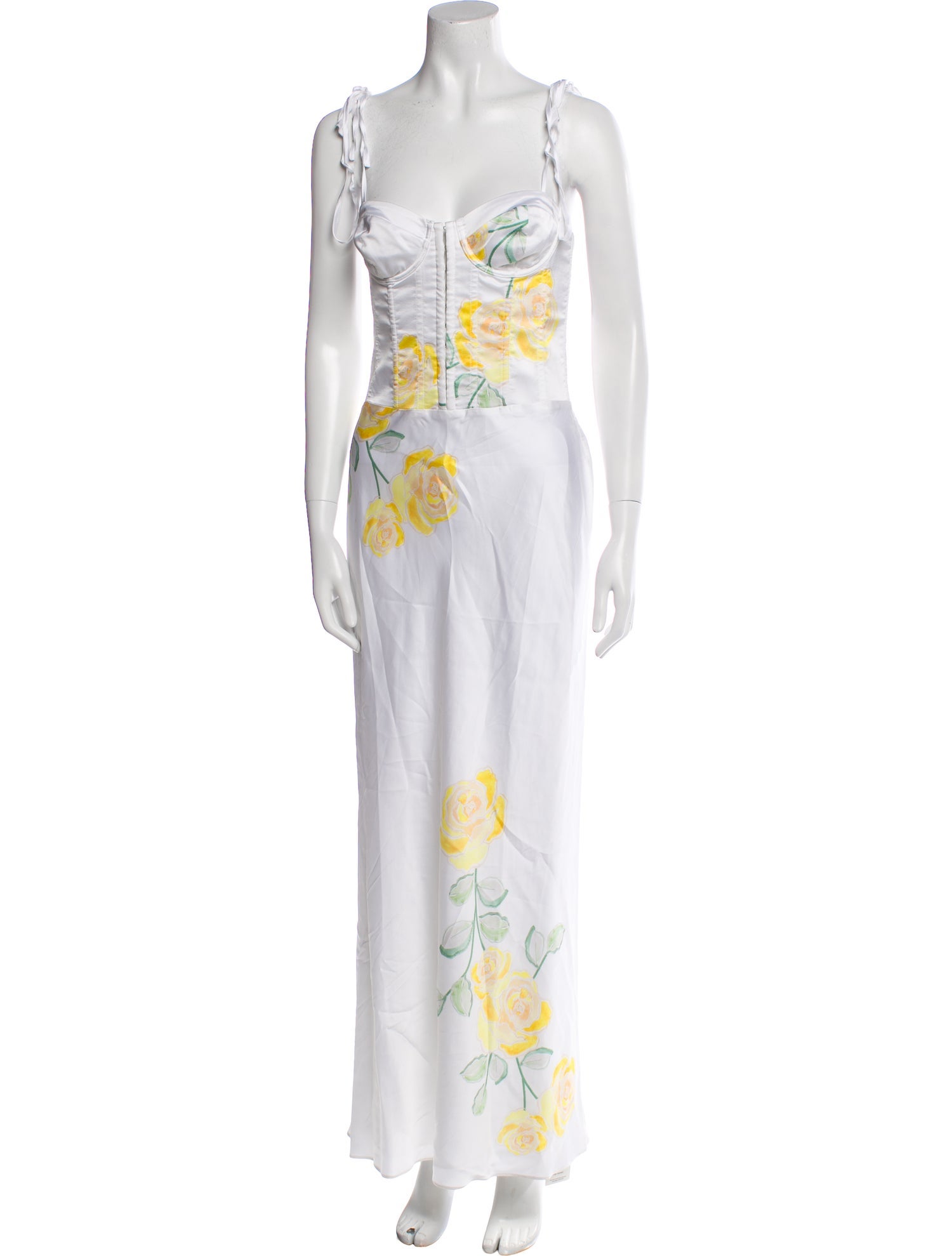 For Love & Lemons Floral Print Long Dress