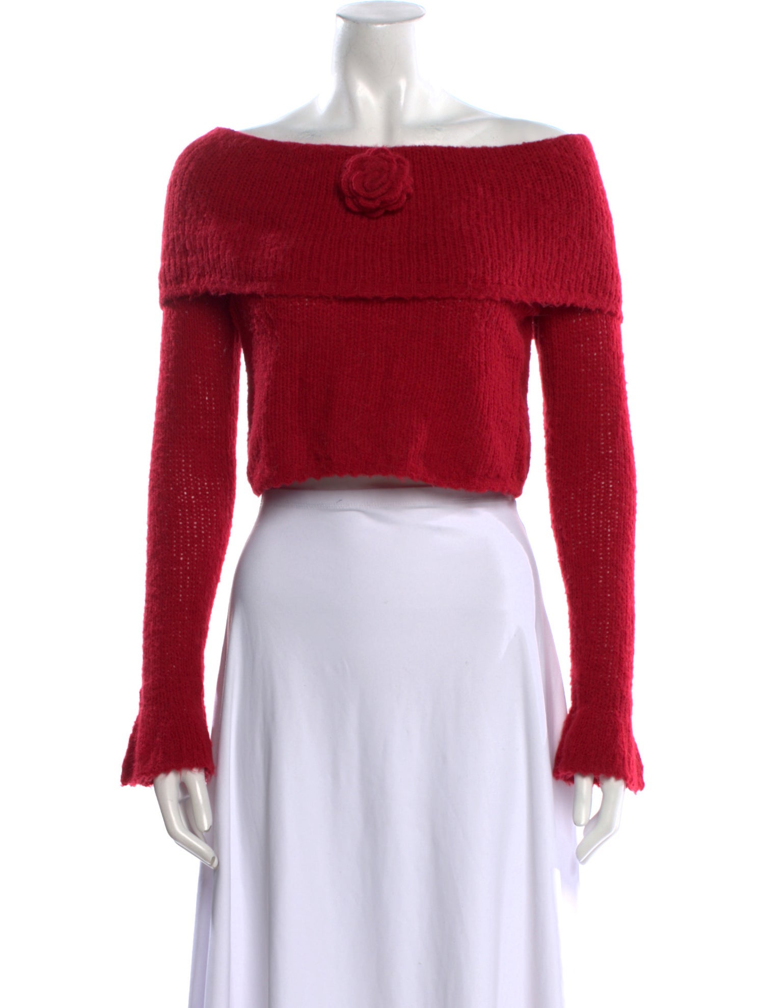 For Love & Lemons Off-The-Shoulder Sweater